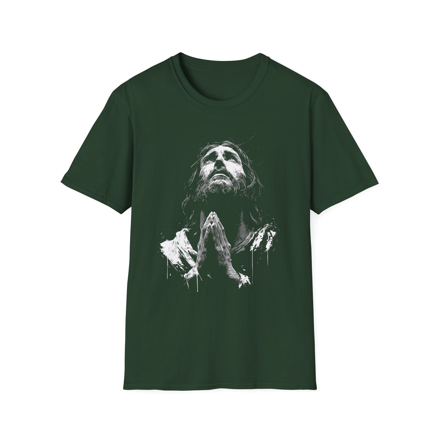 Gethsemane Gaze Praying Jesus Christian Tee