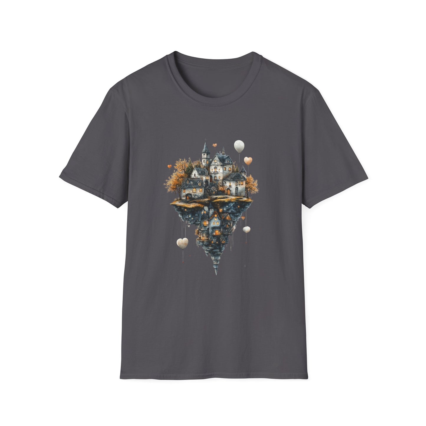 Heartlift Village – Floating Island Fantasy Tee