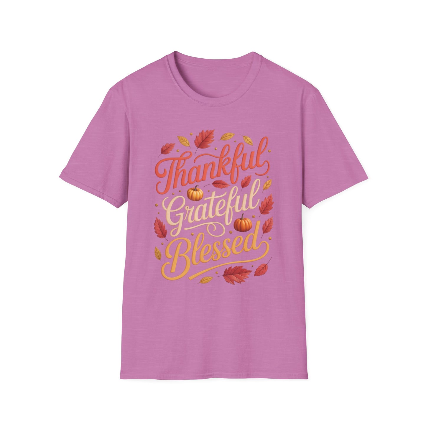 Thankful. Grateful. Blessed. Short Sleeve Tee