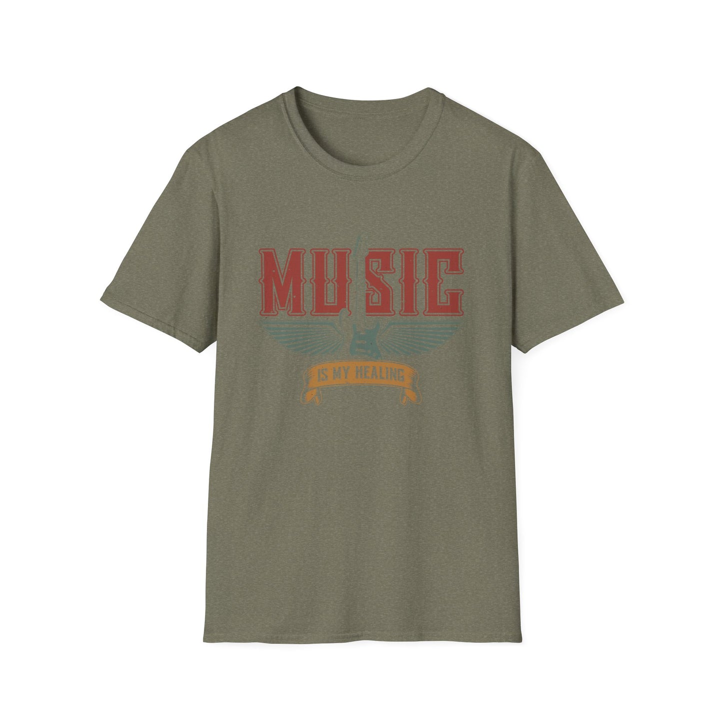 “Music Is My Healing” – The Winged Guitar Banner of Rhythm, Restoration & Rock Spirit