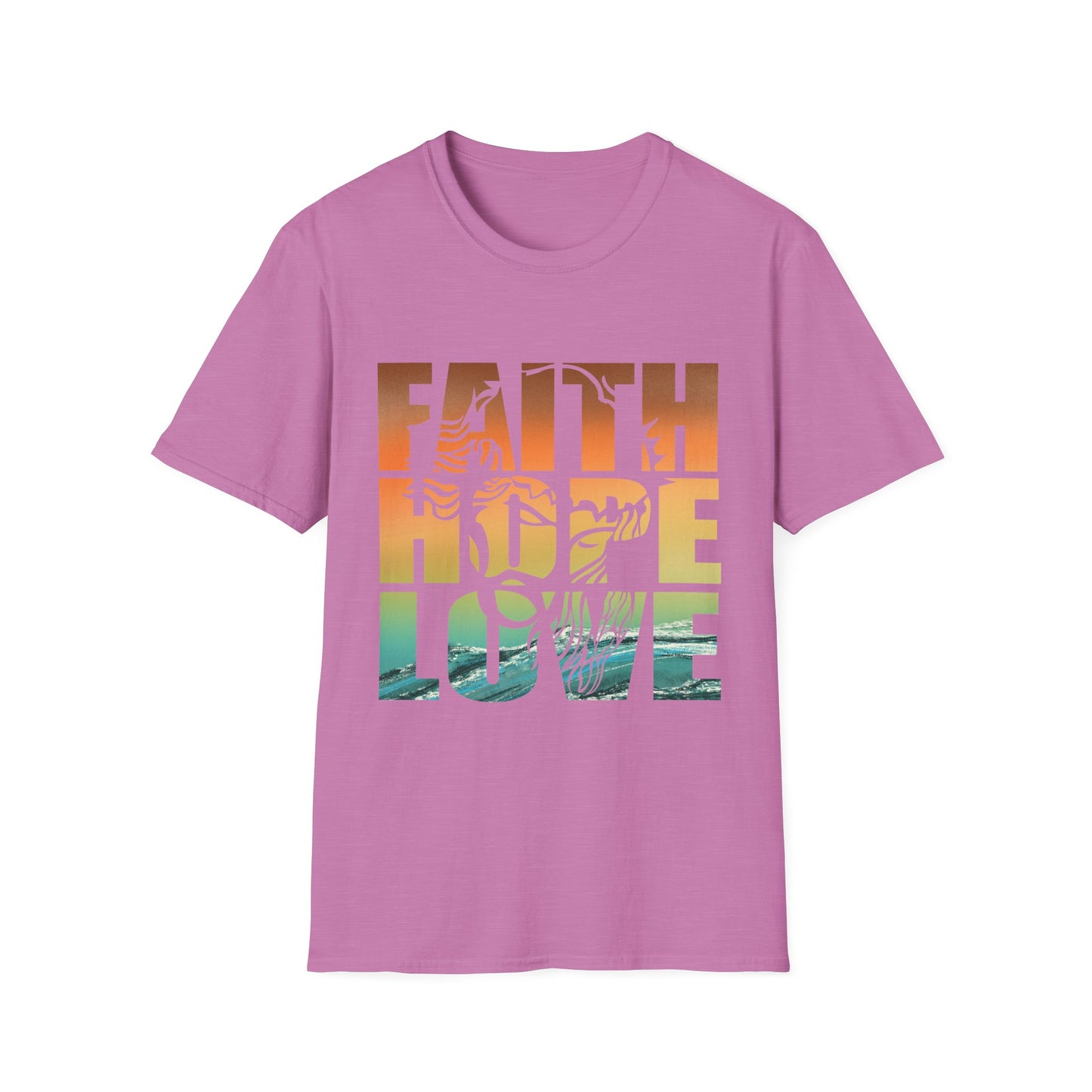 Faith Hope Love Tee – Lion of Strength Edition