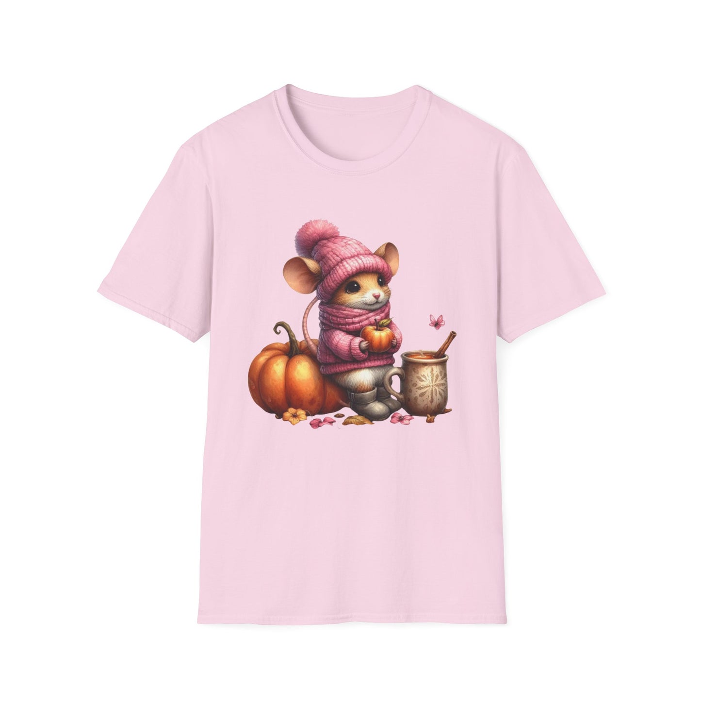 “Autumn Mouse” Tee – Cozy Critter Edition