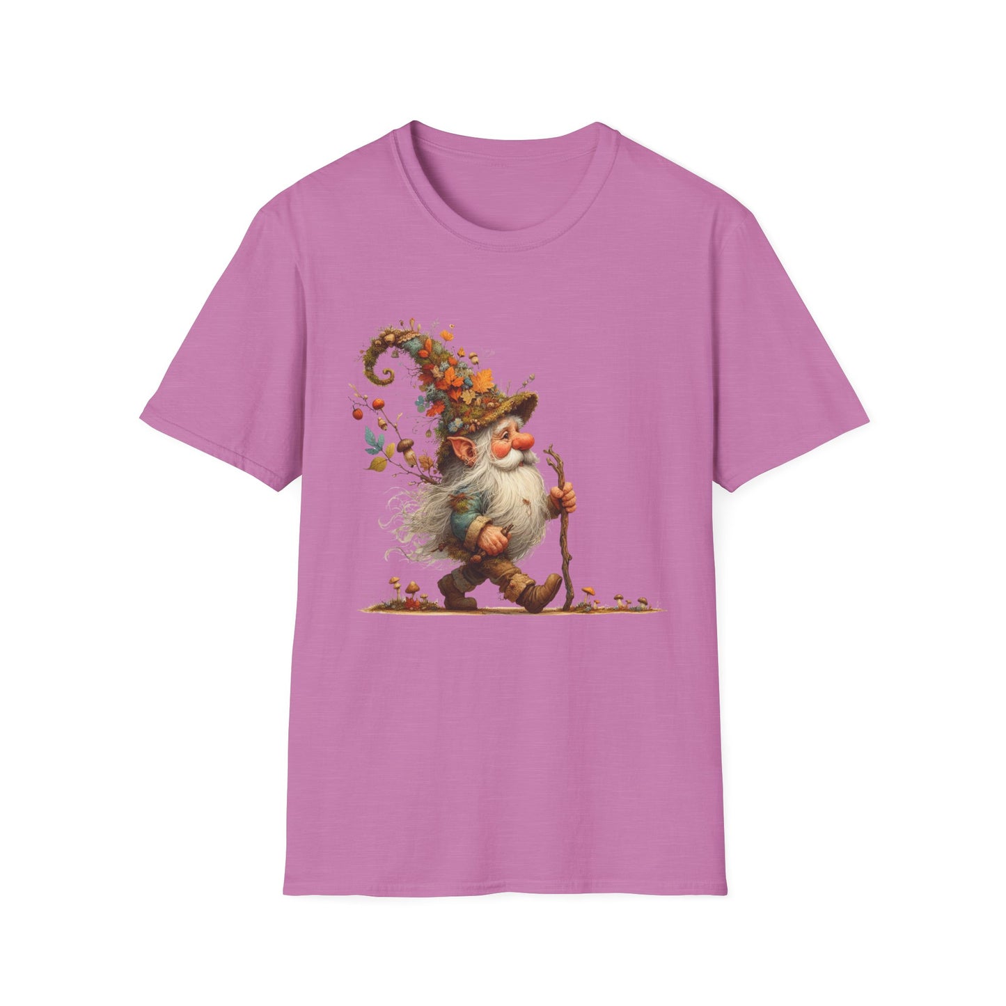 “Forest Walker Gnome” Tee – Woodland Lore Edition