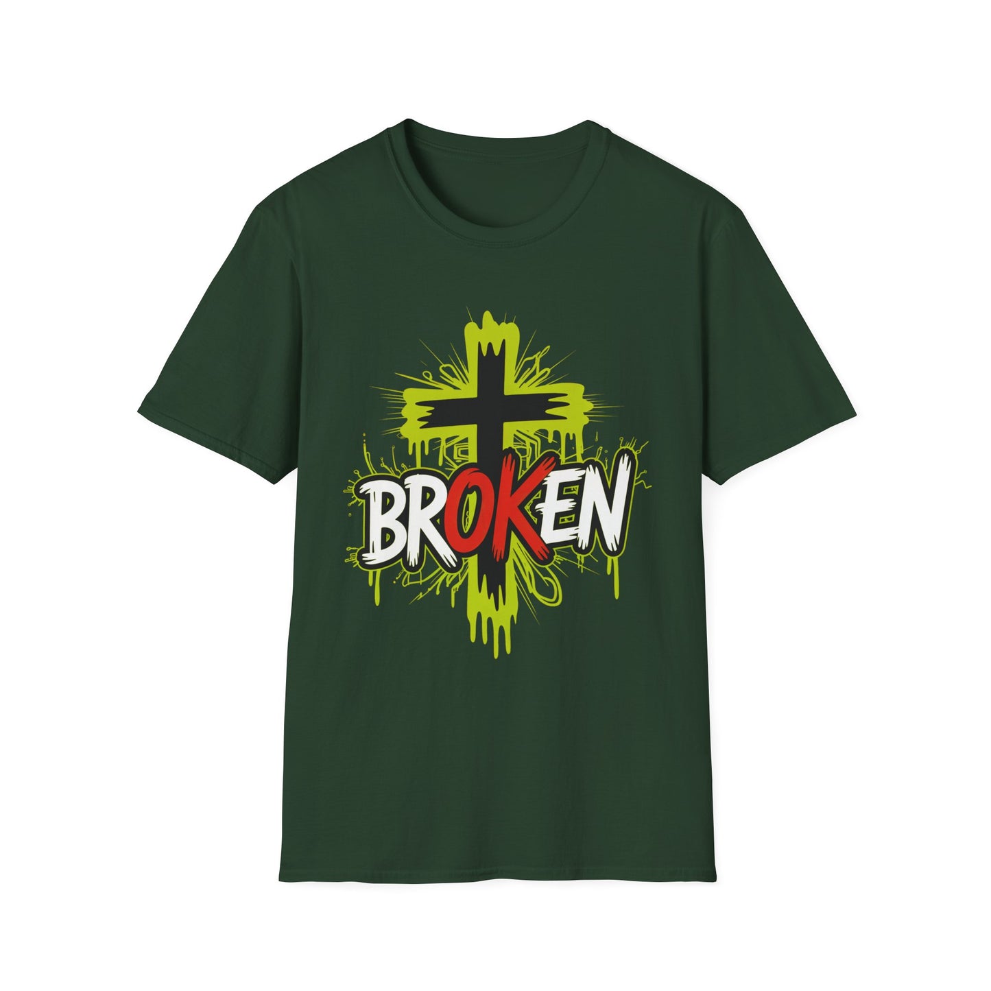 Broken, but OK. Faith-Inspired Tee