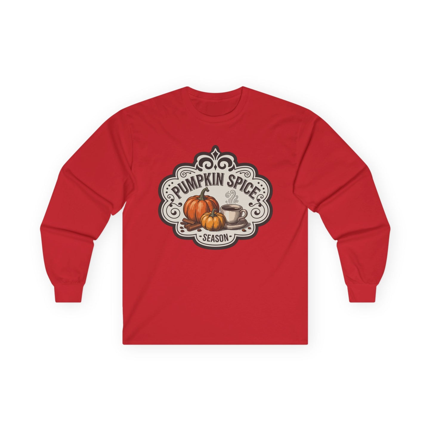 “Pumpkin Spice Season” Long Sleeve Tee – Vintage Brew Edition