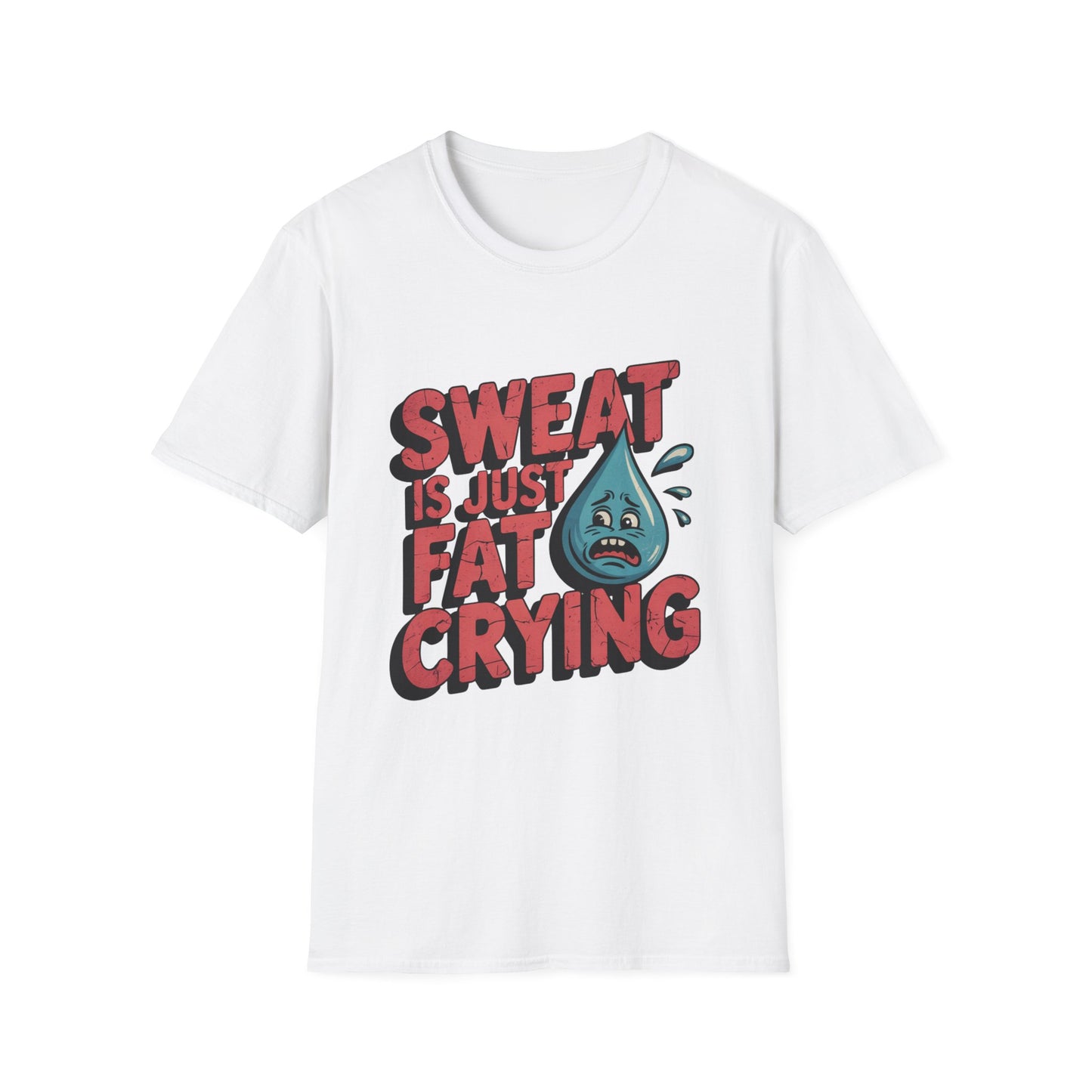 Fat Crying Tee – Train Hard, Laugh Harder