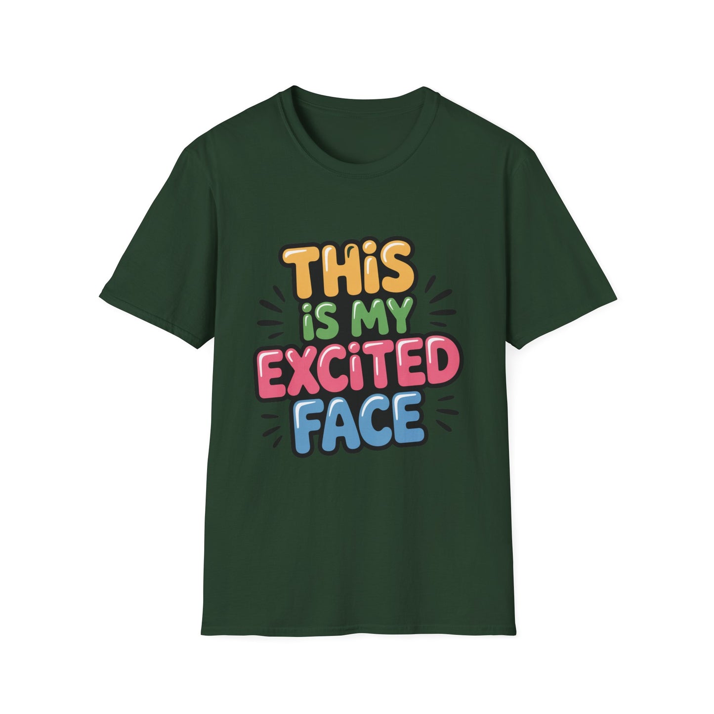 'This Is My Excited Face' Funny Tee