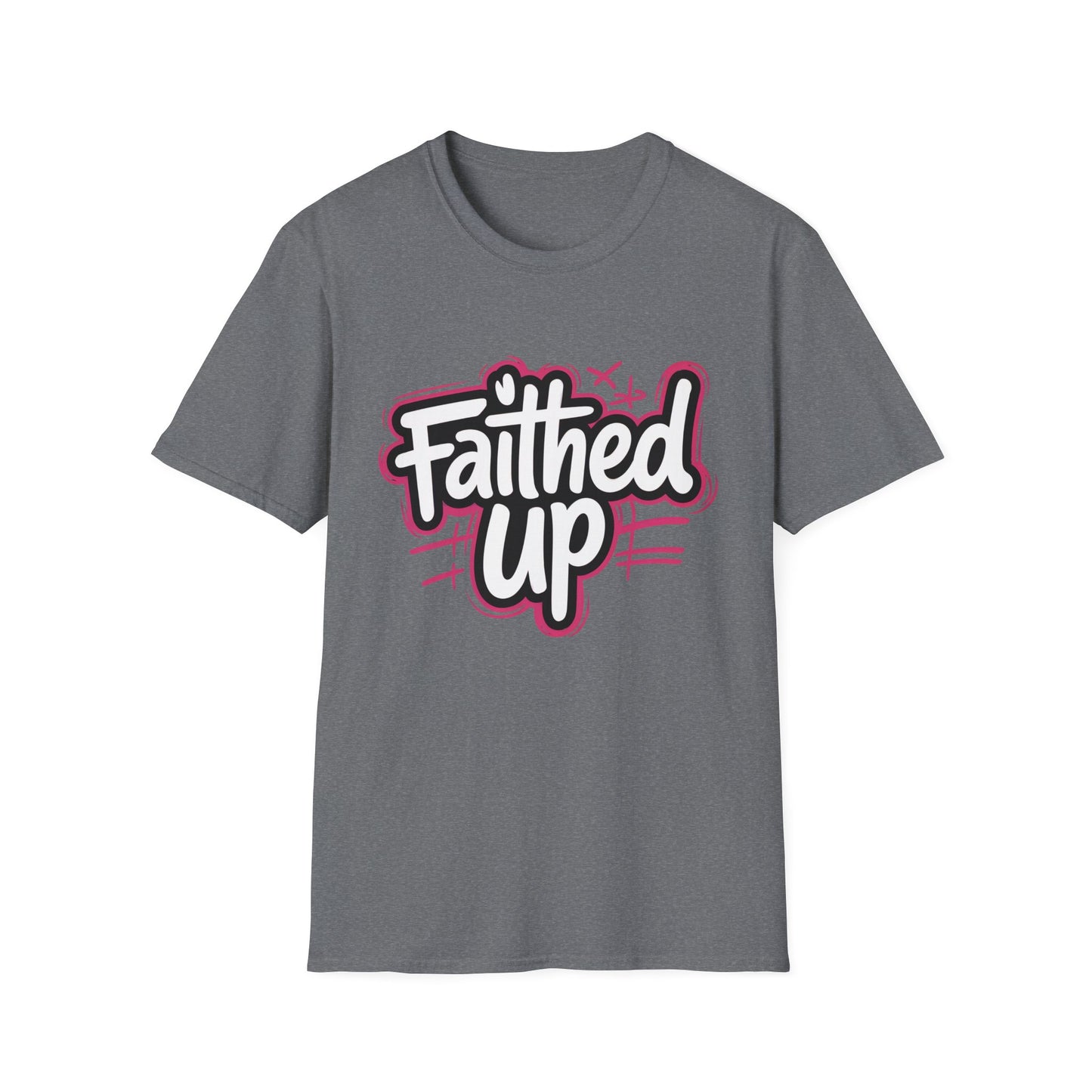 Faithed Up – Bold Faith T-Shirt PINK