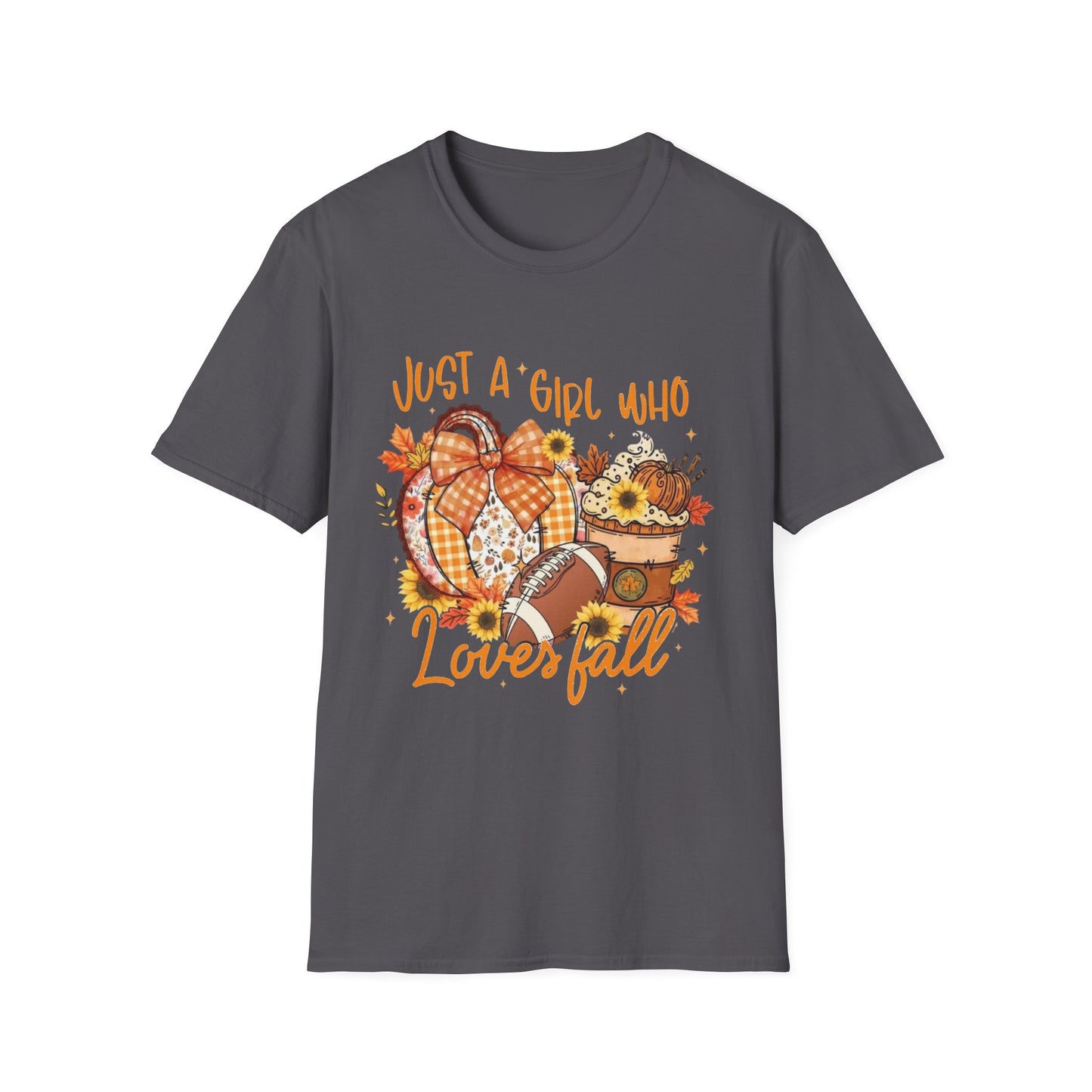 Just a Girl Who Loves Fall Short Sleeve Tee