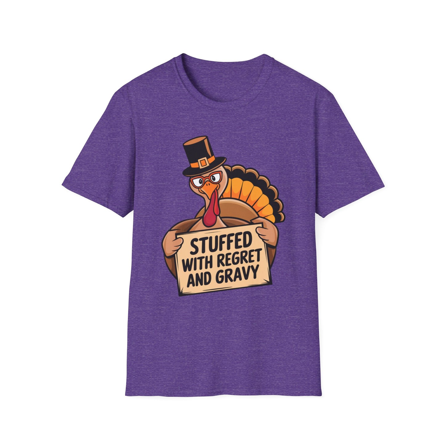 Stuffed With Regret and Gravy – Turkey Therapy Edition Short Sleeve Tee