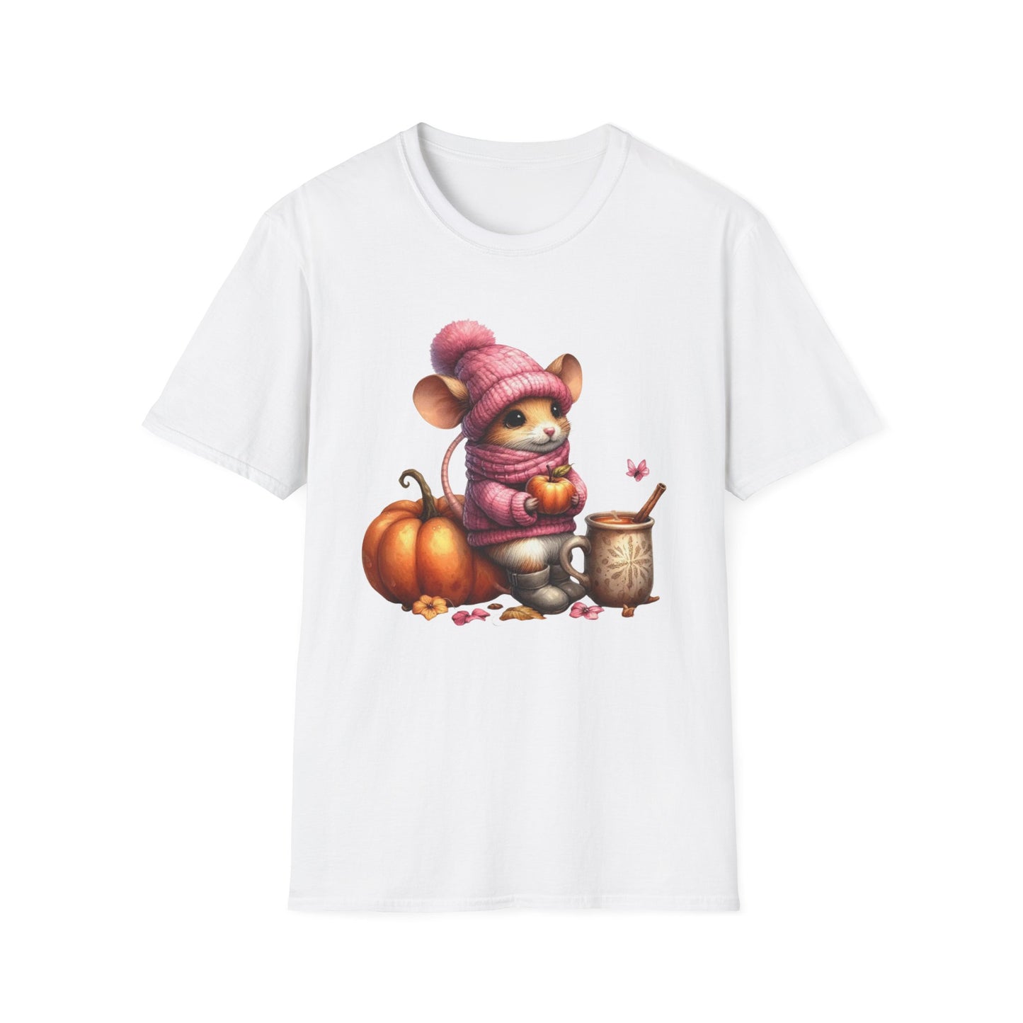 “Autumn Mouse” Tee – Cozy Critter Edition