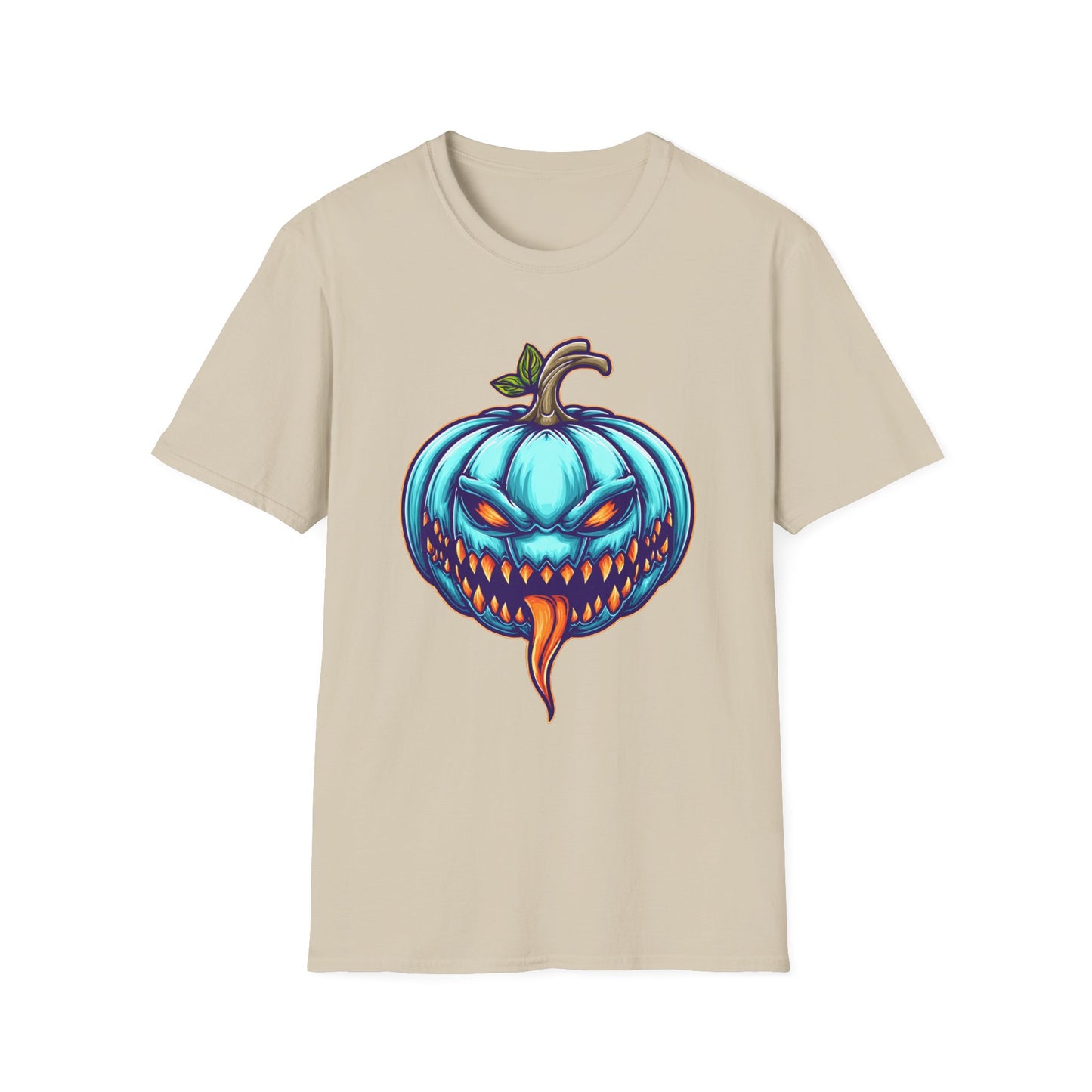 Tongue Twister Mutant Pumpkin Halloween Head Tee