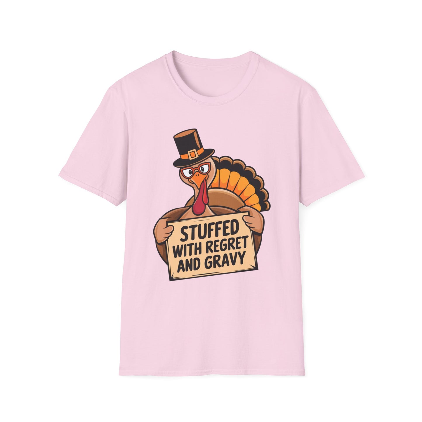 Stuffed With Regret and Gravy – Turkey Therapy Edition Short Sleeve Tee