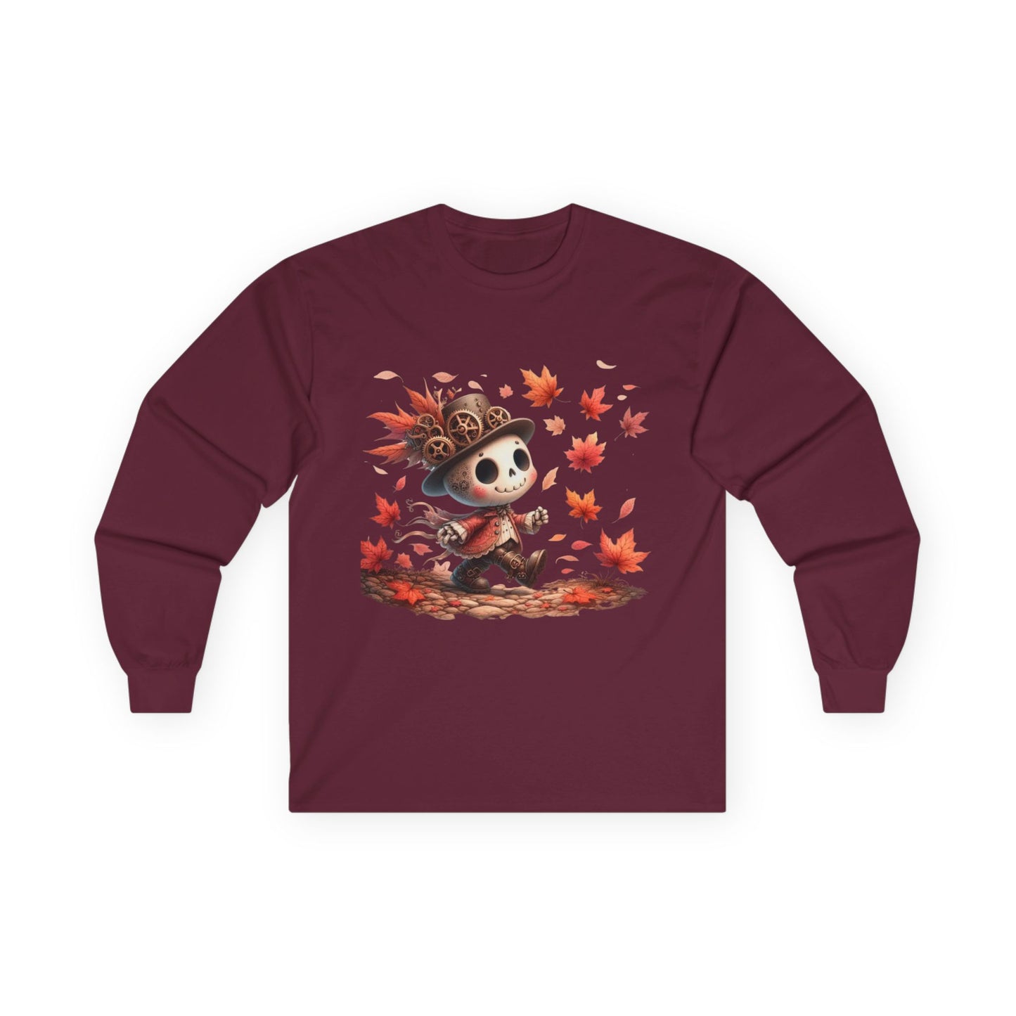 Copy of “Steampunk Stroll” Long Sleeve Tee – Autumn Mechanica Edition