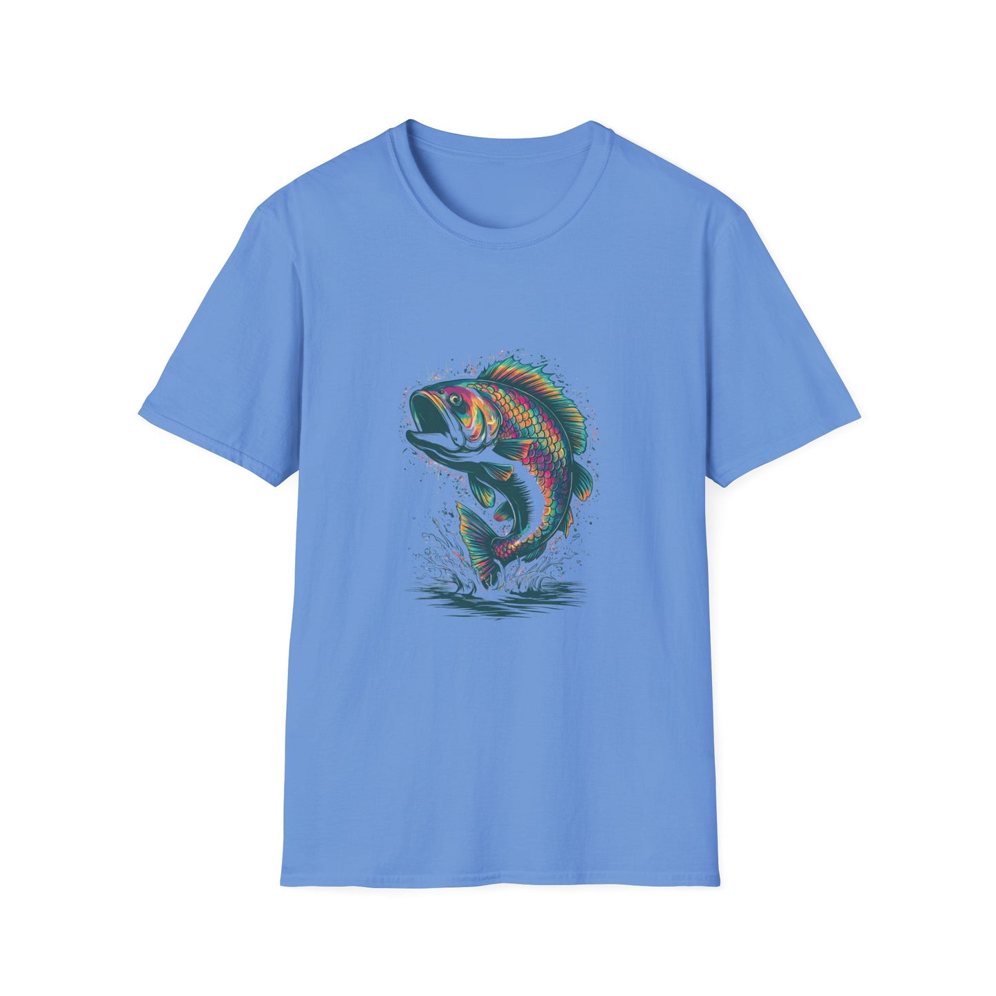 Hooked On Color Bass Graphic Tee