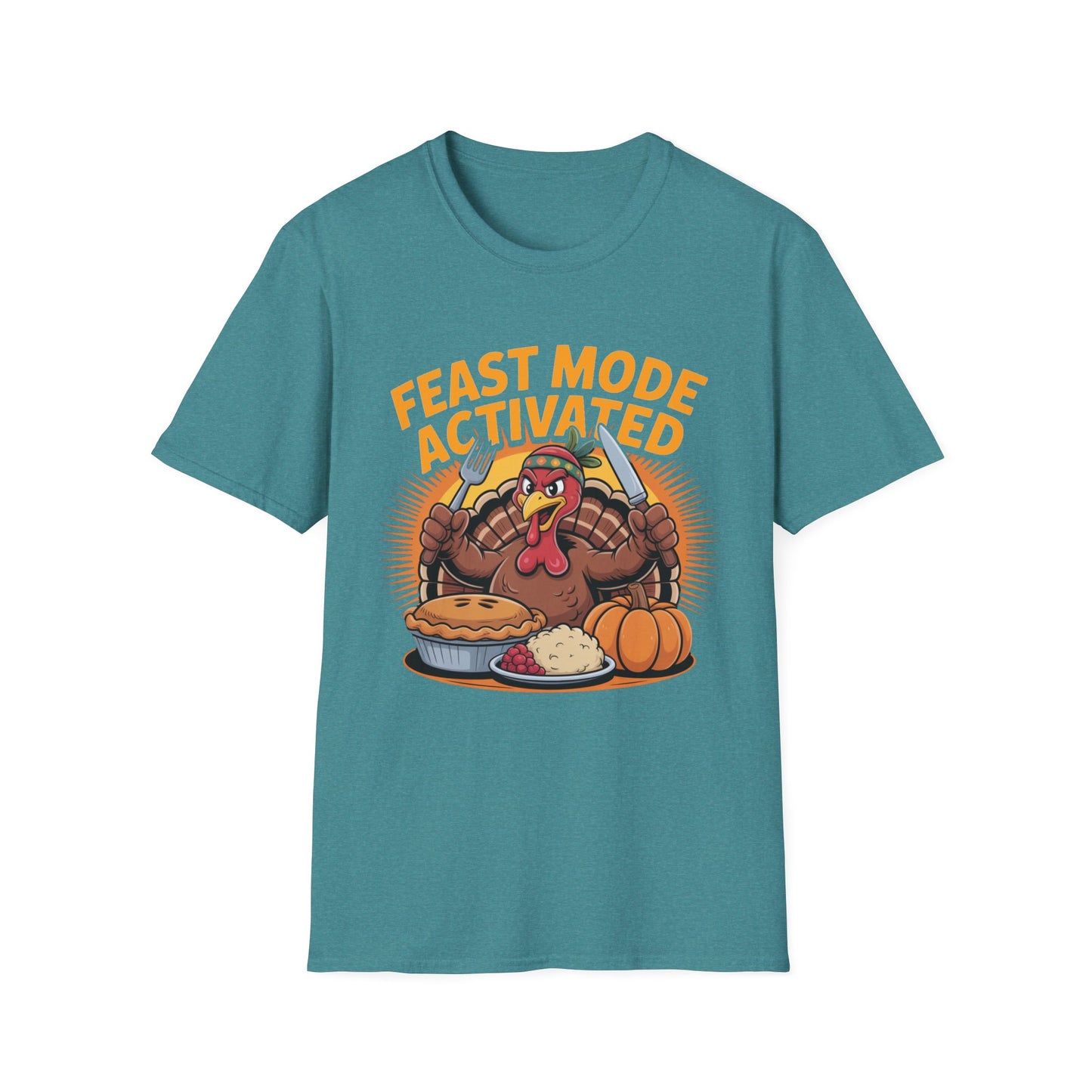 Feast Mode Activated – Turkey Table Edition Short Sleeve Tee