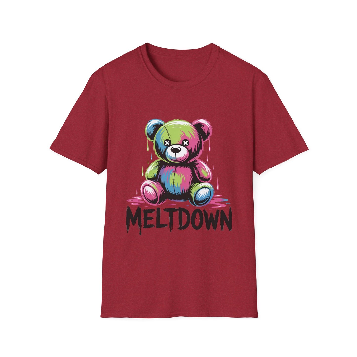 Meltdown Teddy Bear Graphic Tee