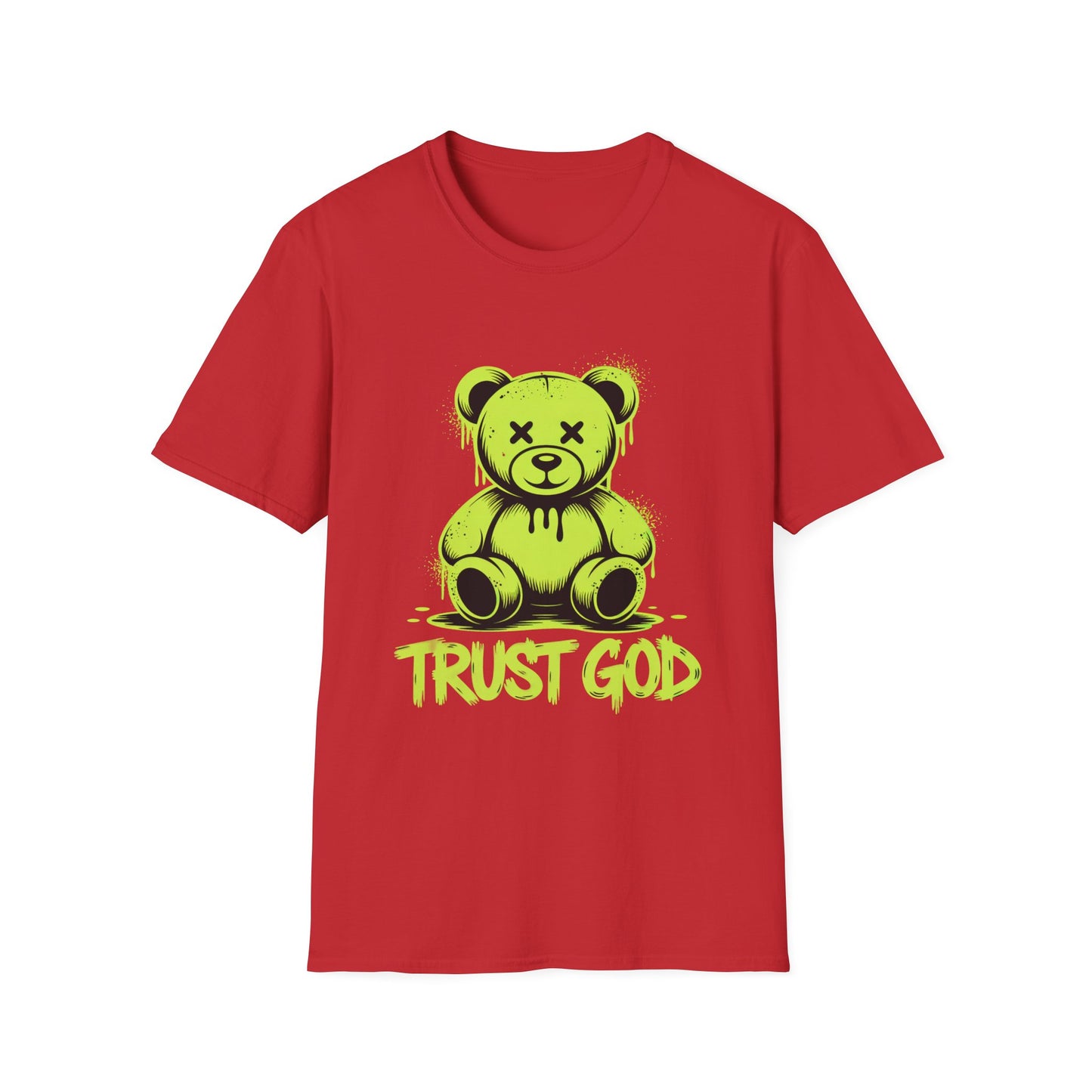 TRUST GOD – Drip Bear Graffiti Tee