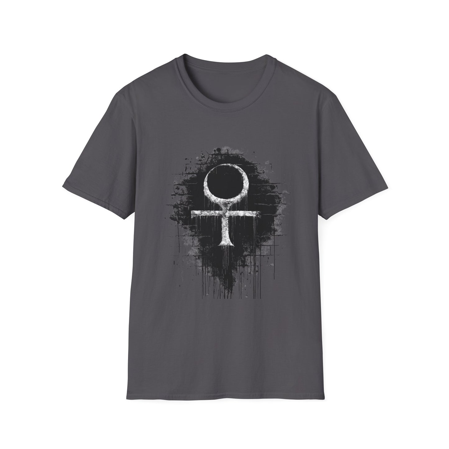 Life Eternal Distressed Christian Cross Emblem Tee