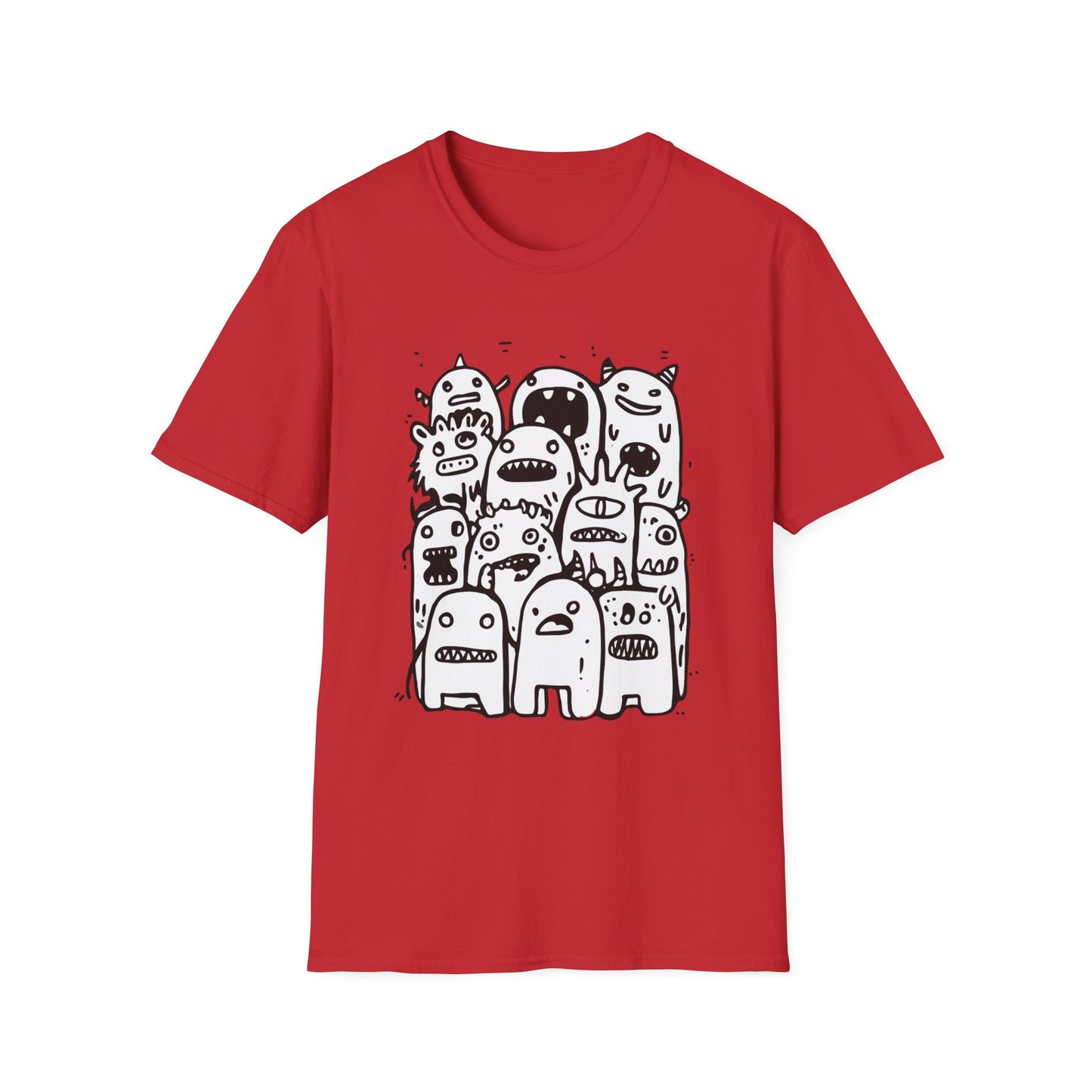 Monster Mash Up Halloween Design Tee