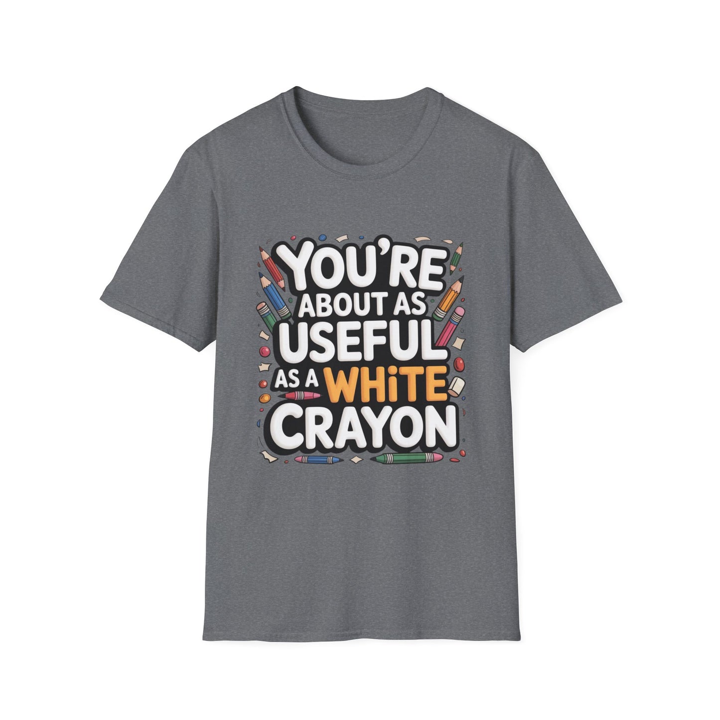 WHITE CRAYON ENERGY – Sarcastic Crayon Tee
