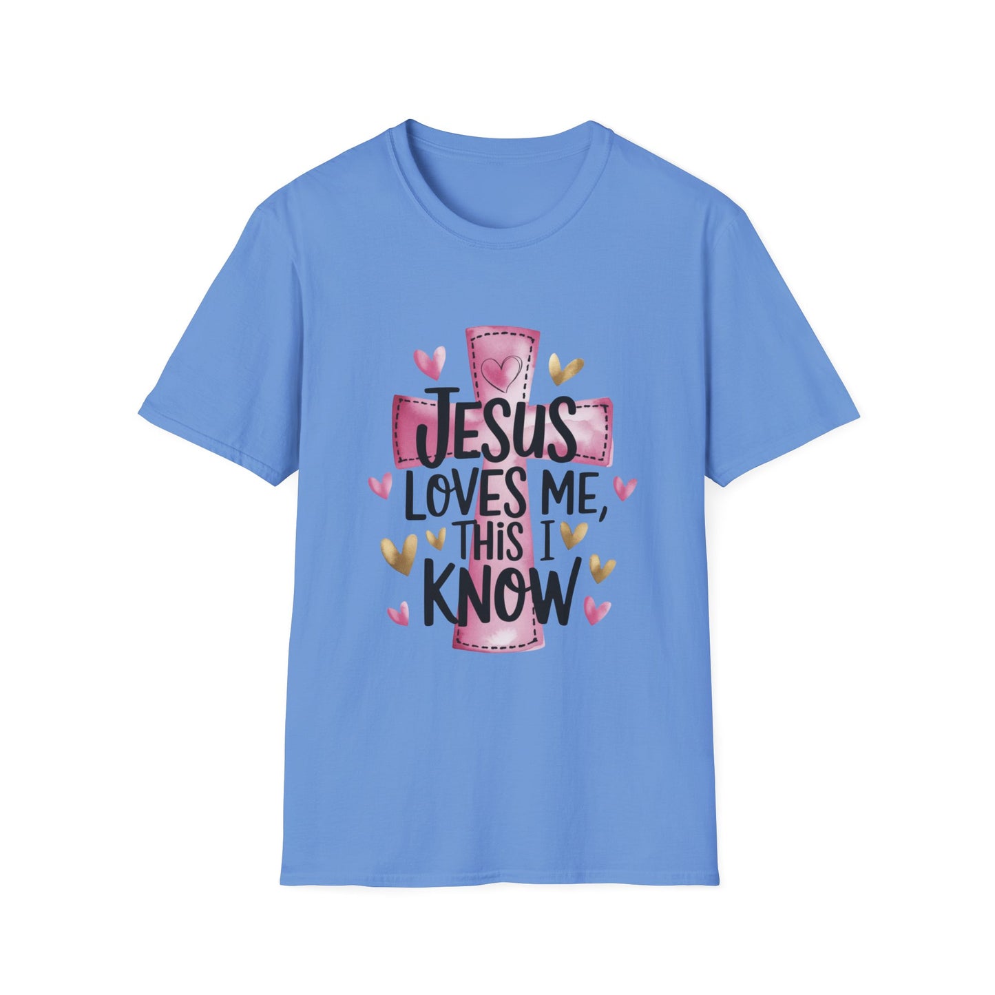 Jesus Loves Me Tee – Heart & Cross Edition