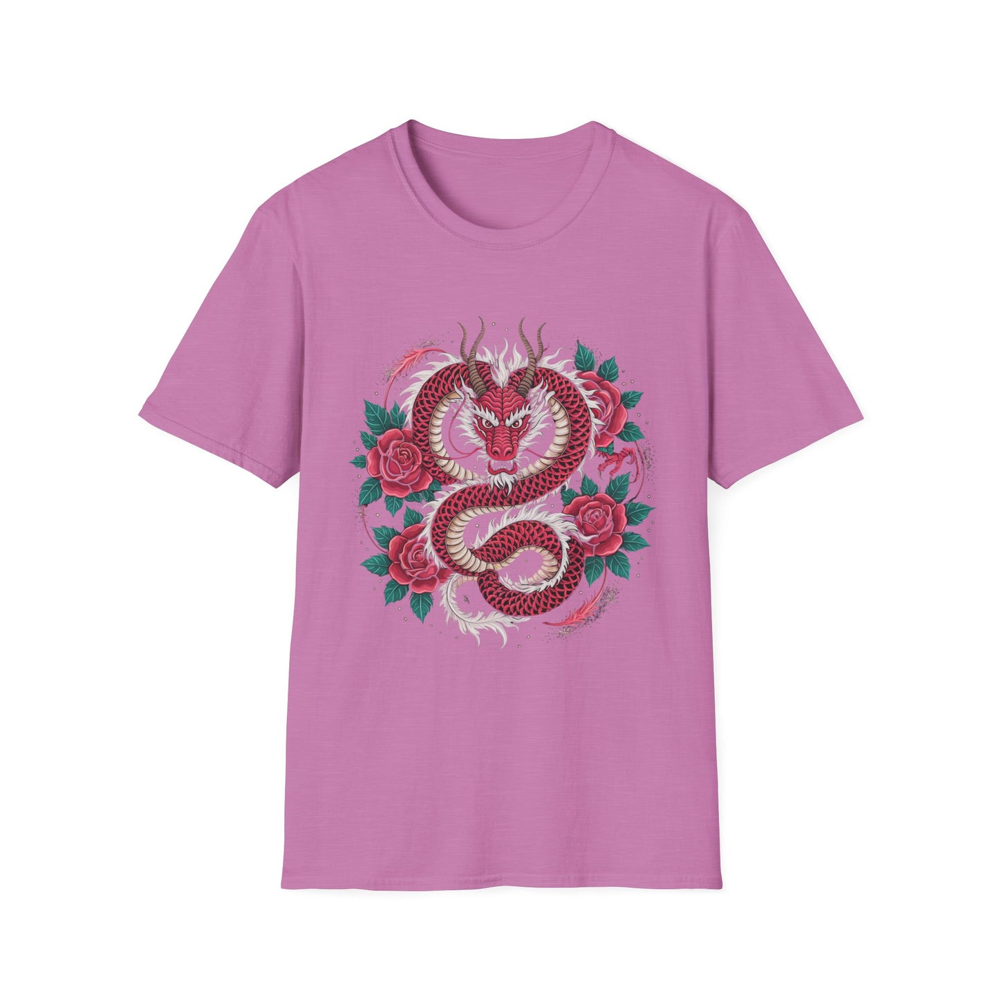 Thorns & Flame Dragon Rose Graphic Tee