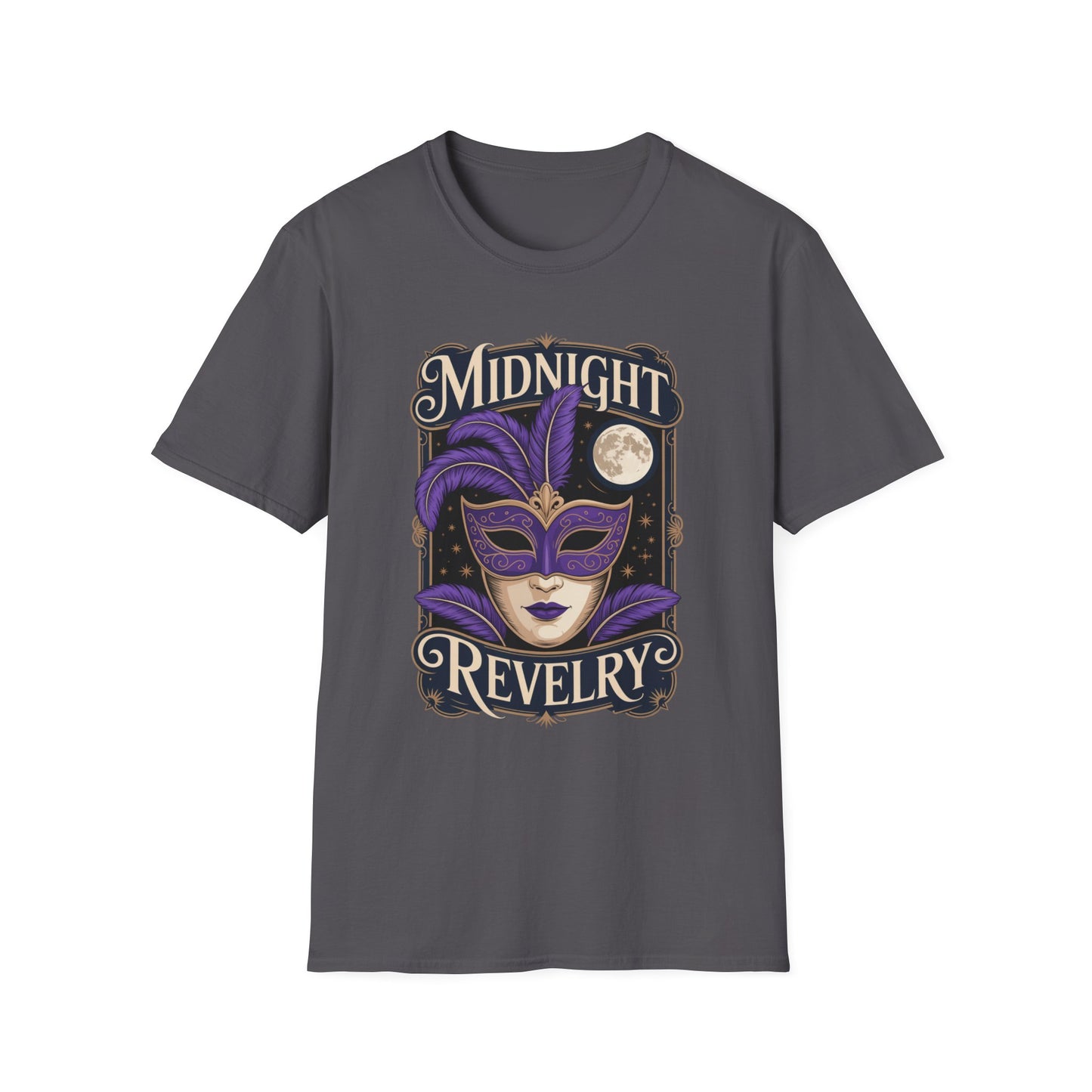 Midnight Revelry Masquerade Graphic Tee