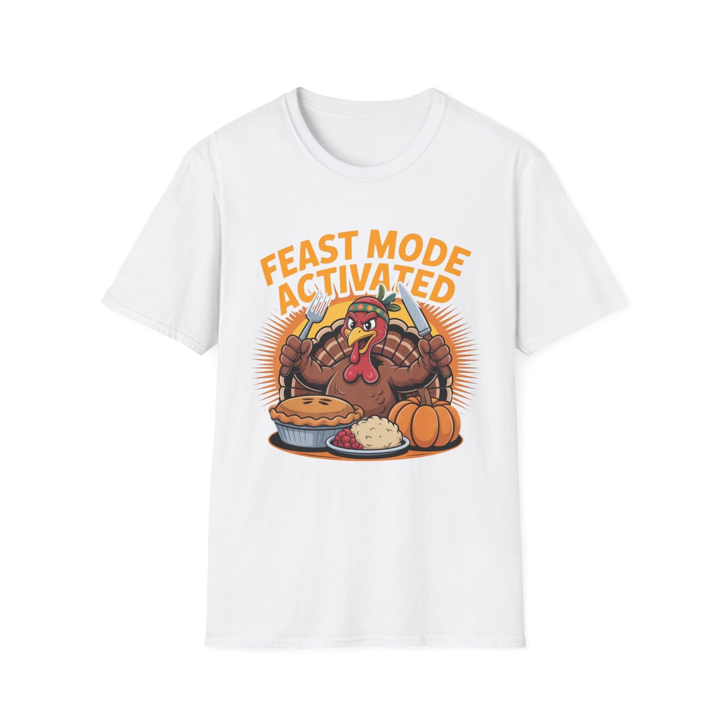 Feast Mode Activated – Turkey Table Edition Short Sleeve Tee