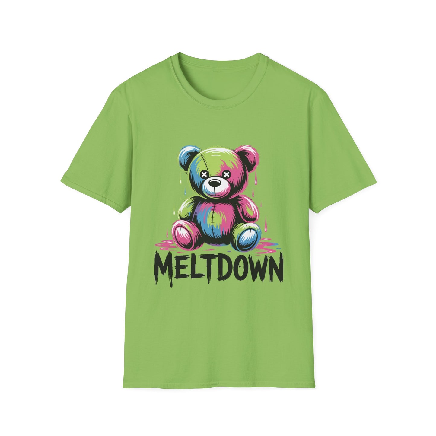 Meltdown Teddy Bear Graphic Tee