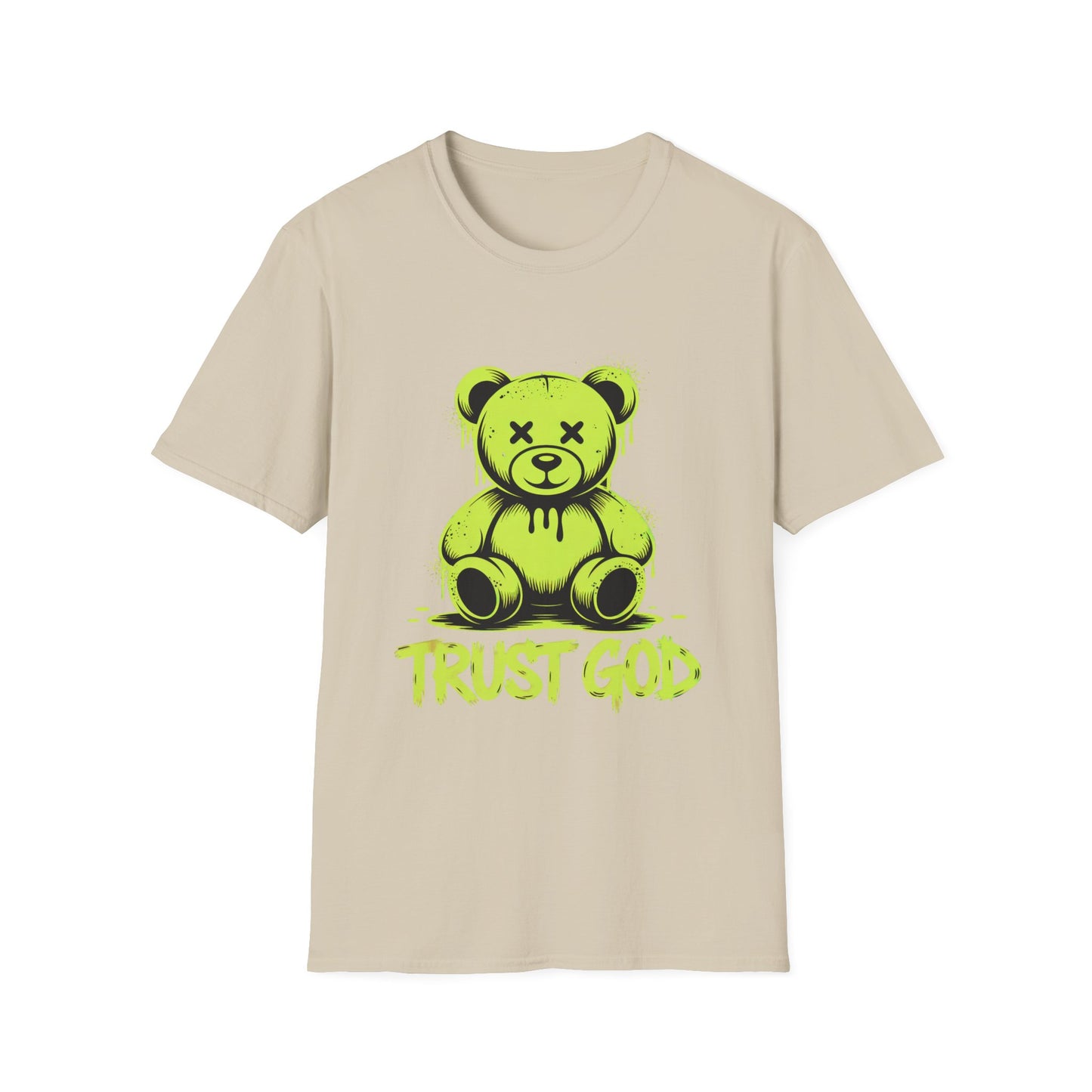 TRUST GOD – Drip Bear Graffiti Tee