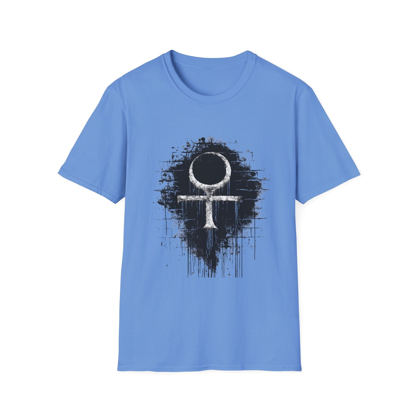 Life Eternal Distressed Christian Cross Emblem Tee