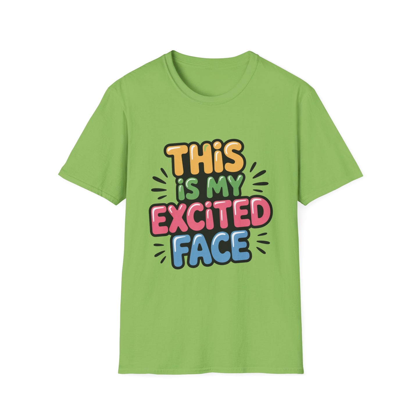 'This Is My Excited Face' Funny Tee