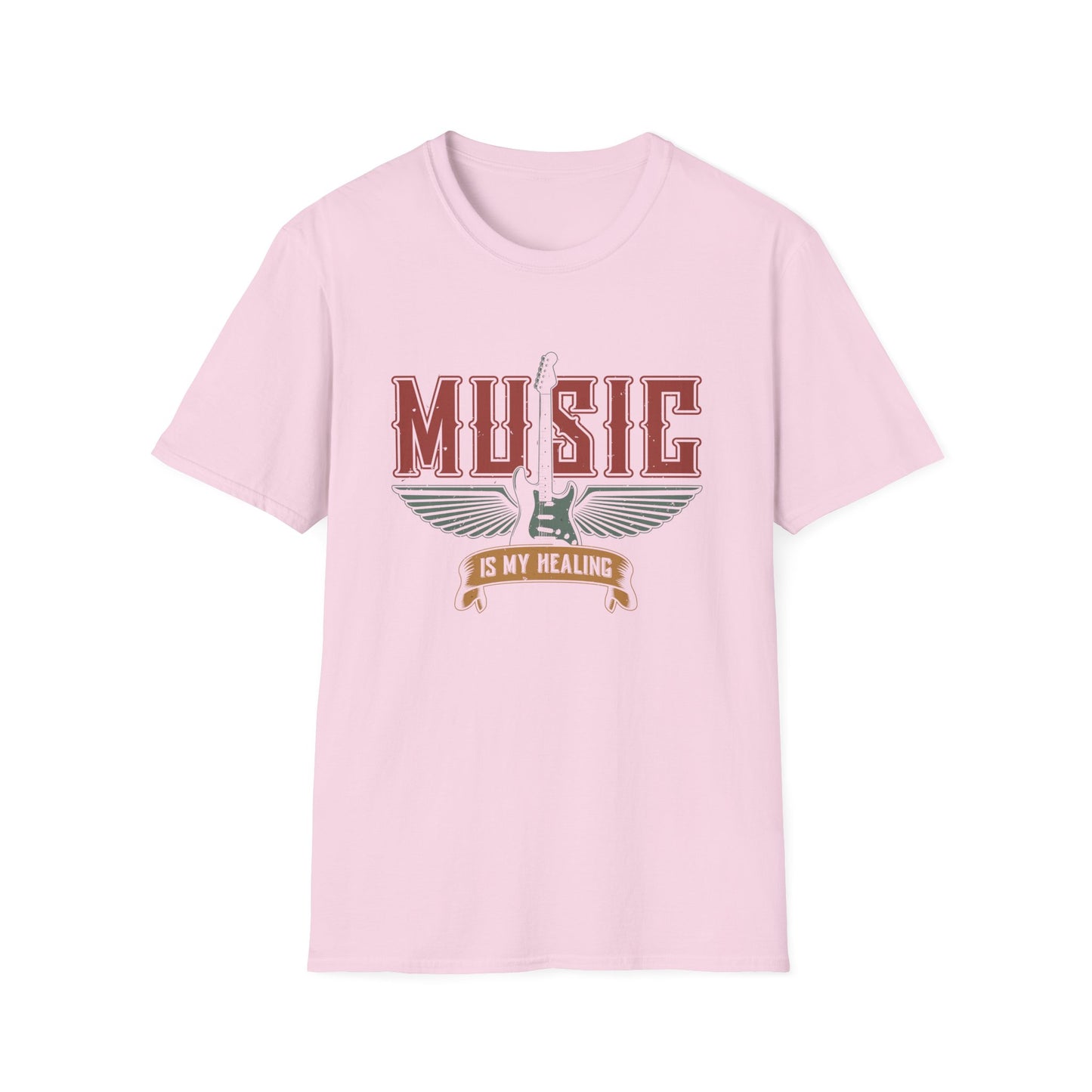 “Music Is My Healing” – The Winged Guitar Banner of Rhythm, Restoration & Rock Spirit