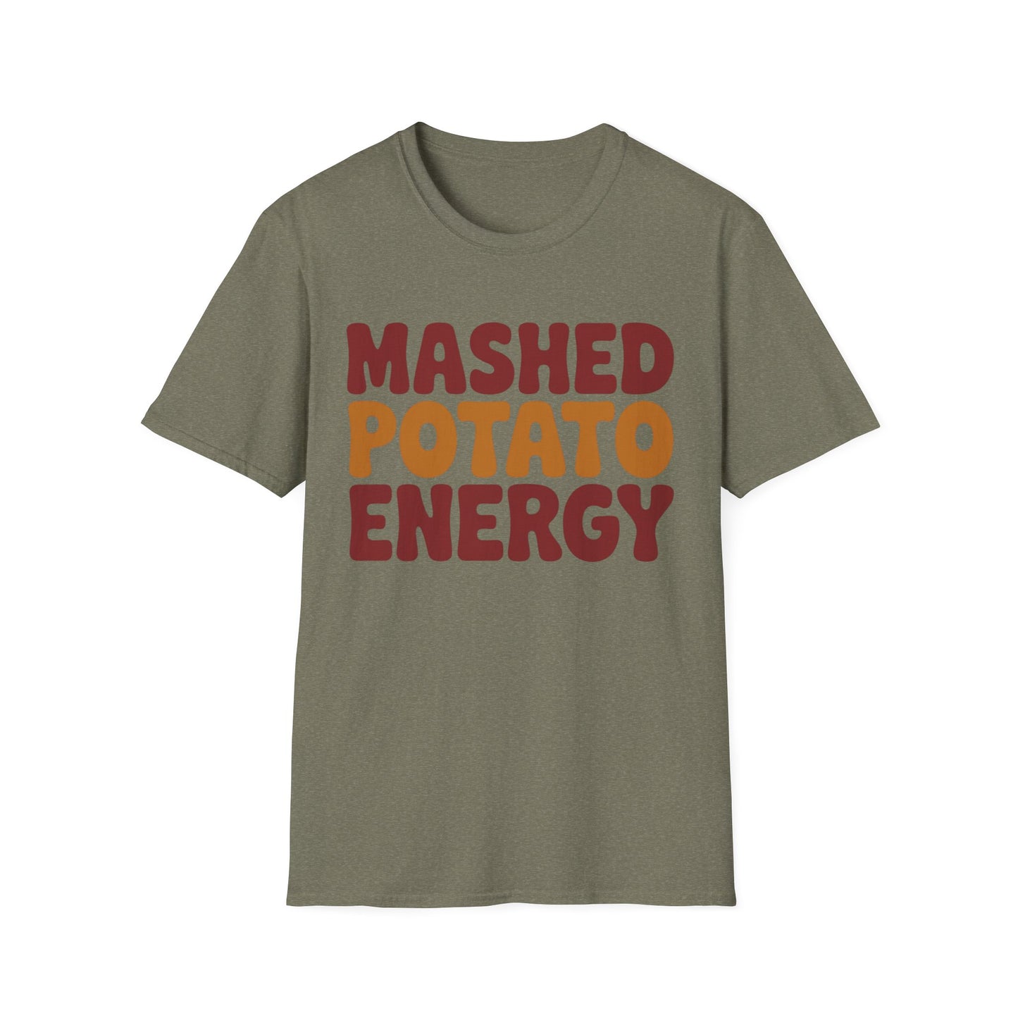 Mashed Potato Energy – Comfort Food Edition Short Sleeve Tee