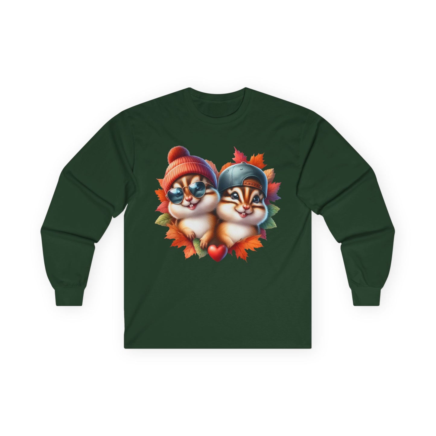 “Chipmunk Crew” Long Sleeve Tee – Leaf Drop Edition