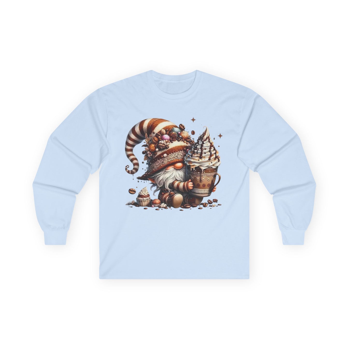 “Sweet Brew Gnome” Long Sleeve Tee – Dessert Daydream Edition