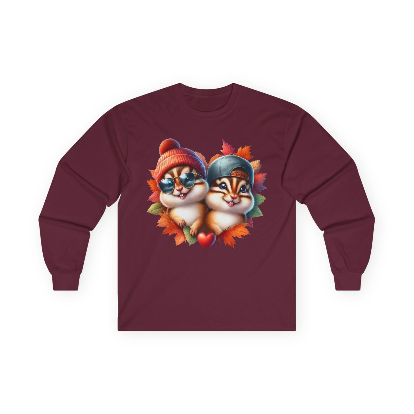 “Chipmunk Crew” Long Sleeve Tee – Leaf Drop Edition
