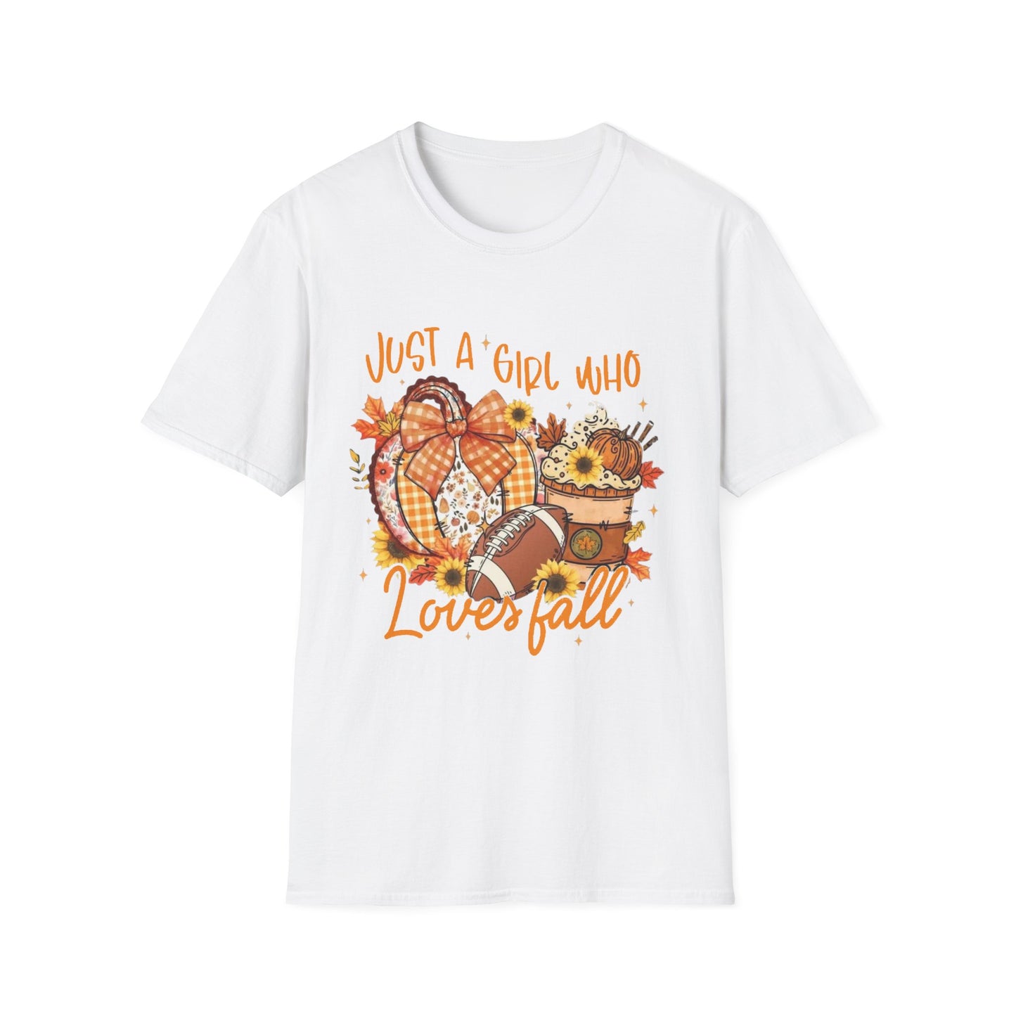 Just a Girl Who Loves Fall Short Sleeve Tee
