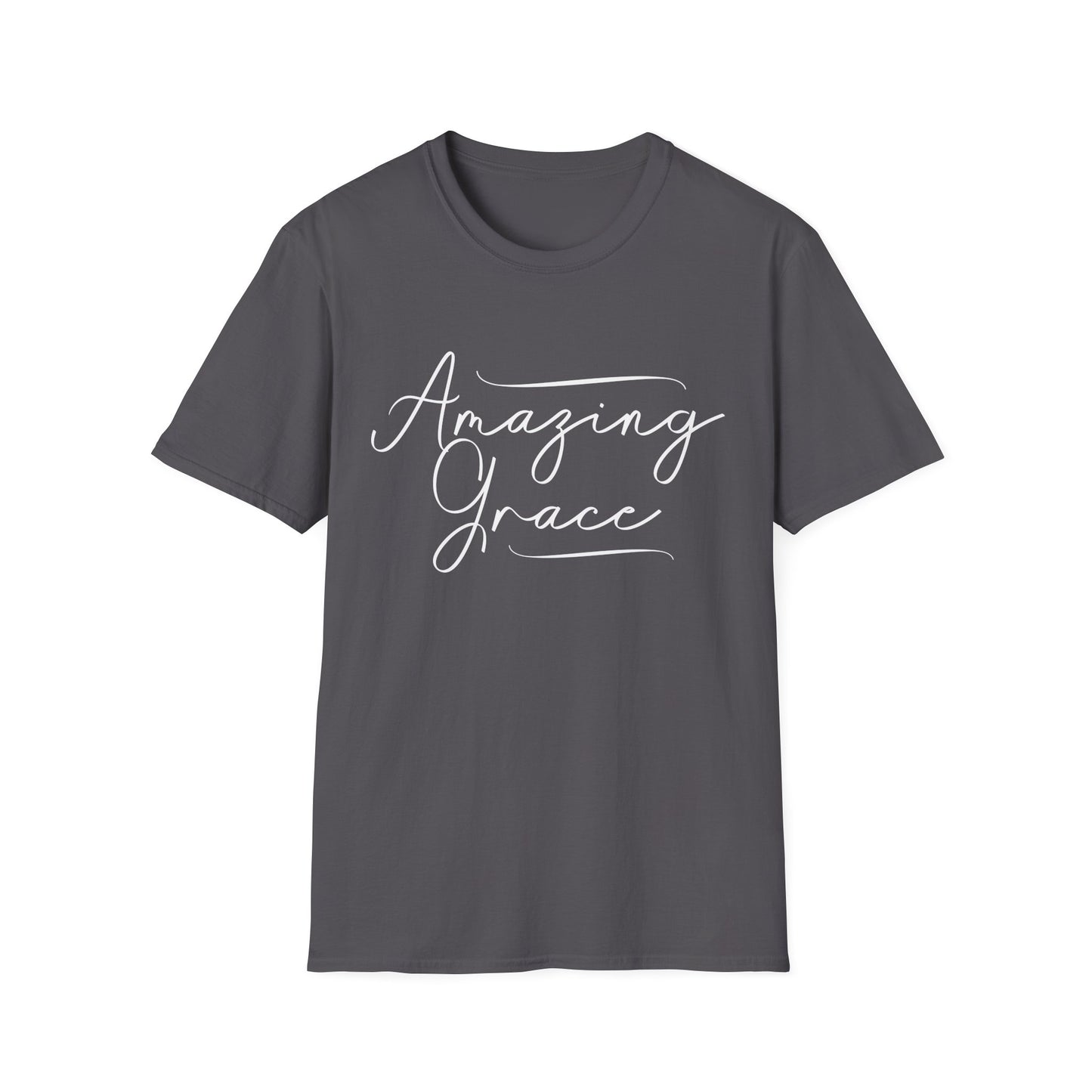Amazing Grace Script Tee – Elegant Faithwear