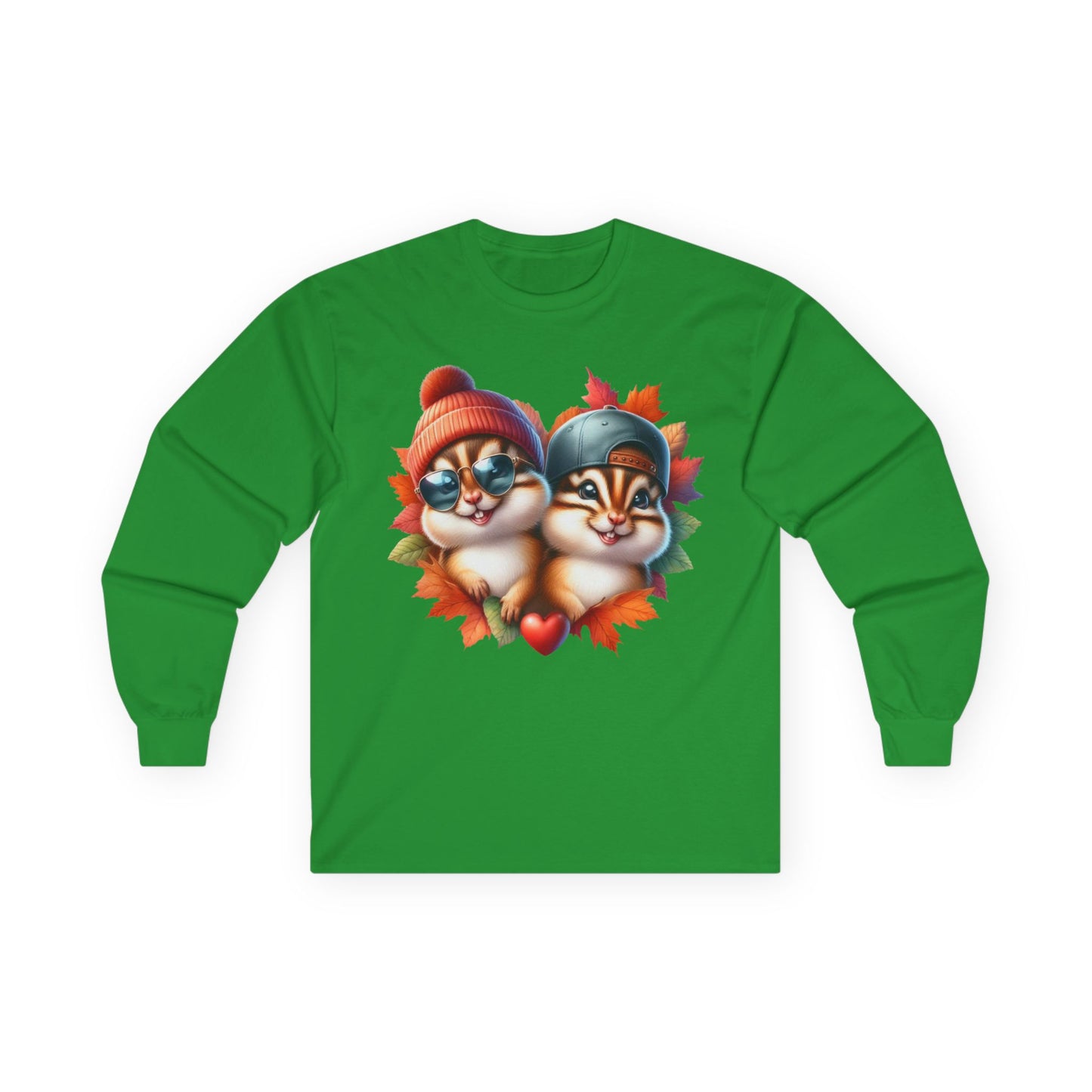 “Chipmunk Crew” Long Sleeve Tee – Leaf Drop Edition