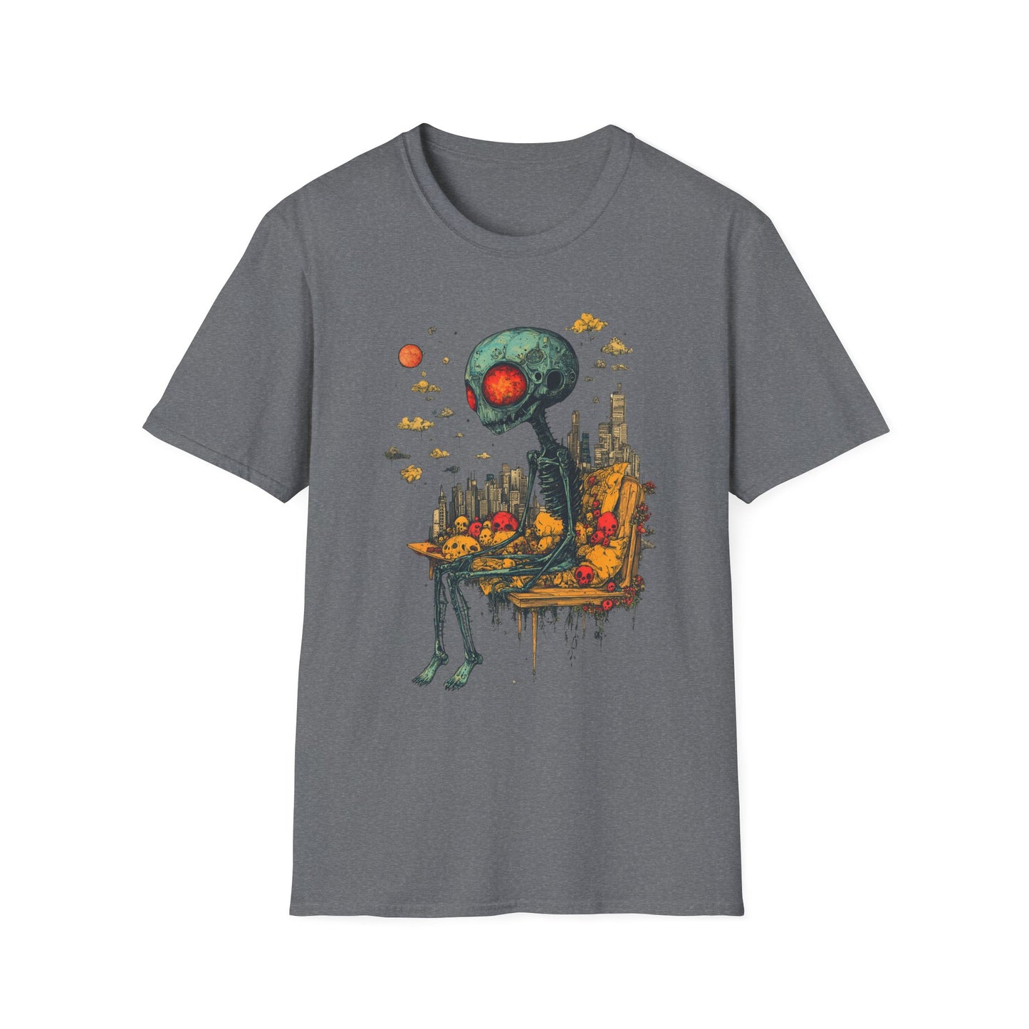Benchwarmer from Beyond – Alien Skullscape Tee