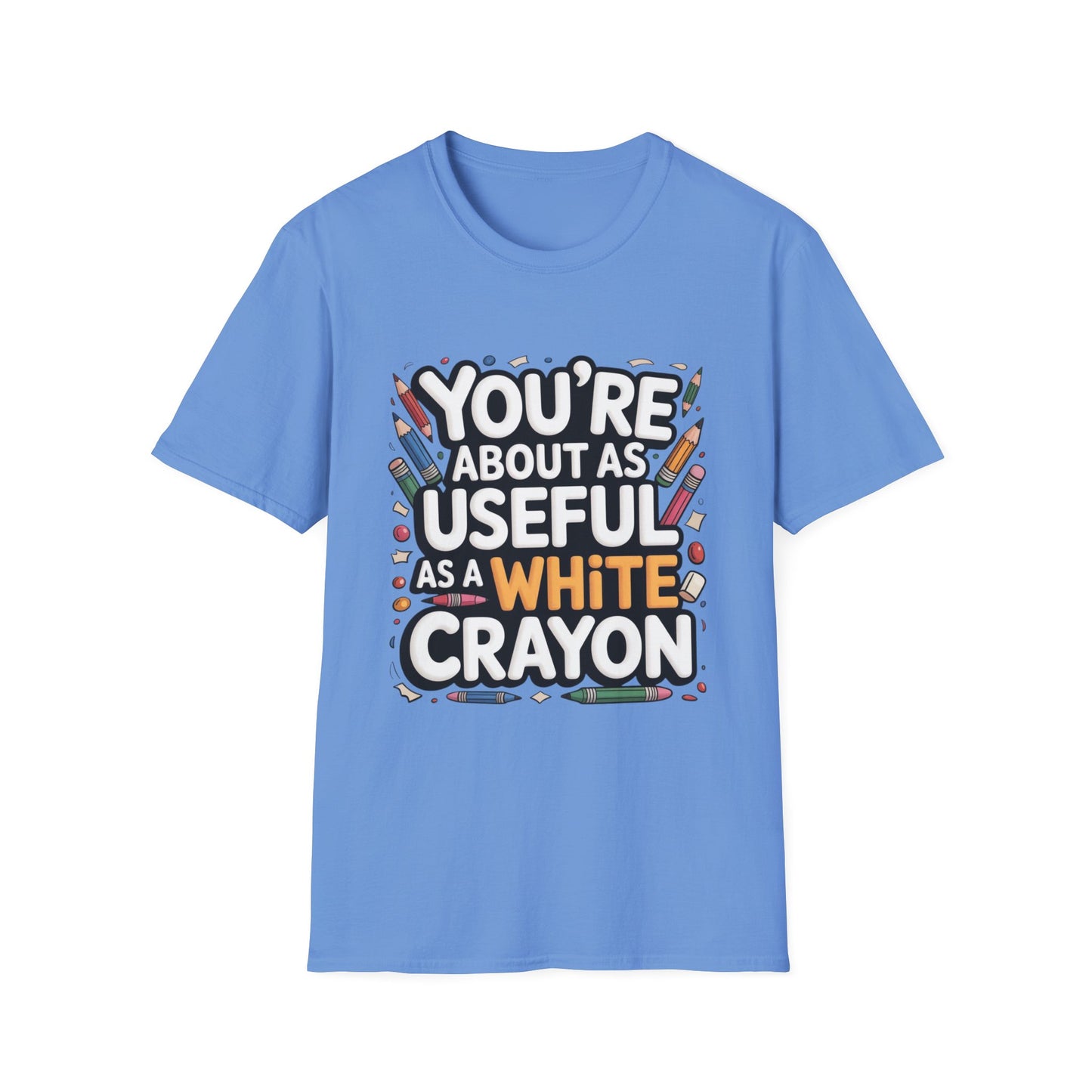 WHITE CRAYON ENERGY – Sarcastic Crayon Tee