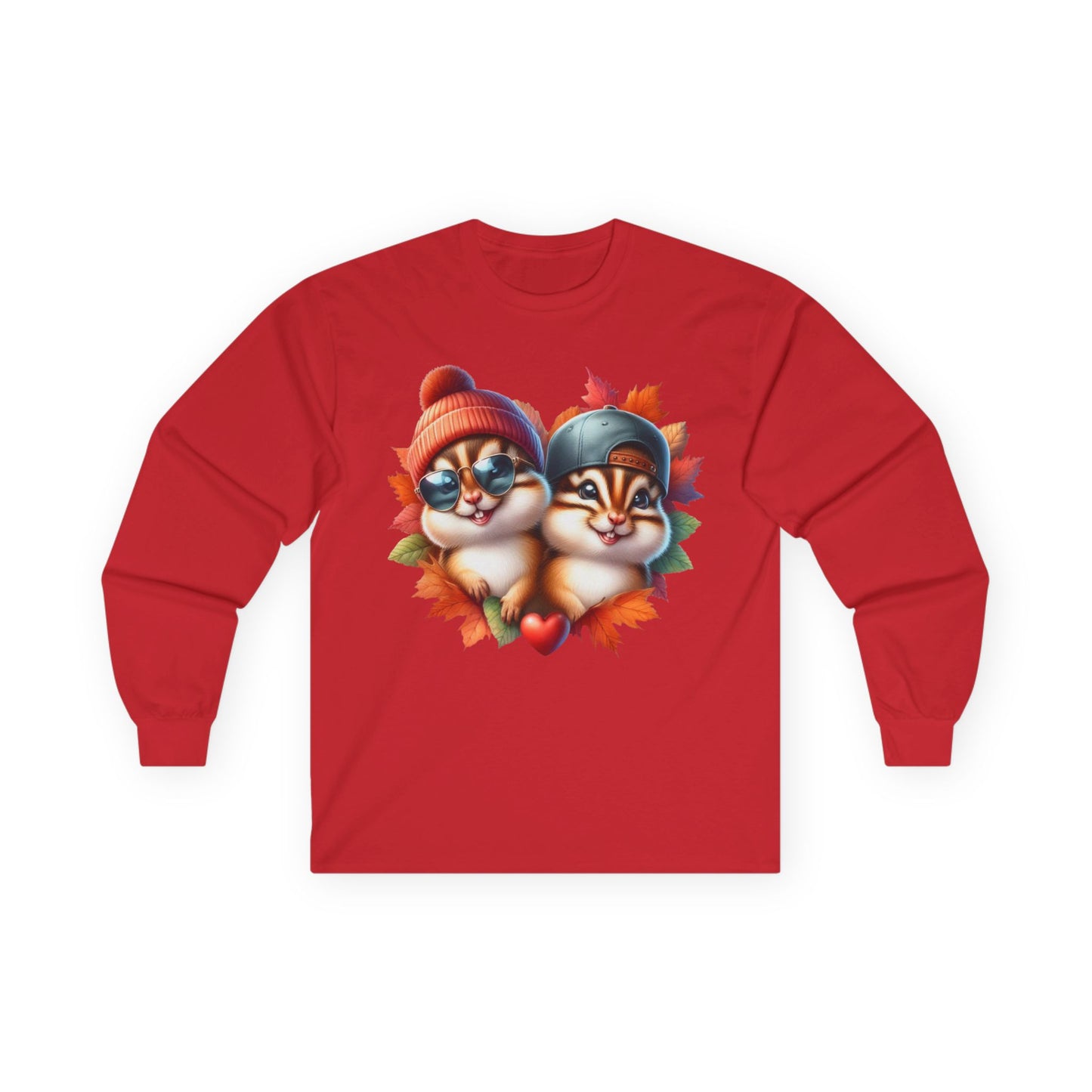 “Chipmunk Crew” Long Sleeve Tee – Leaf Drop Edition
