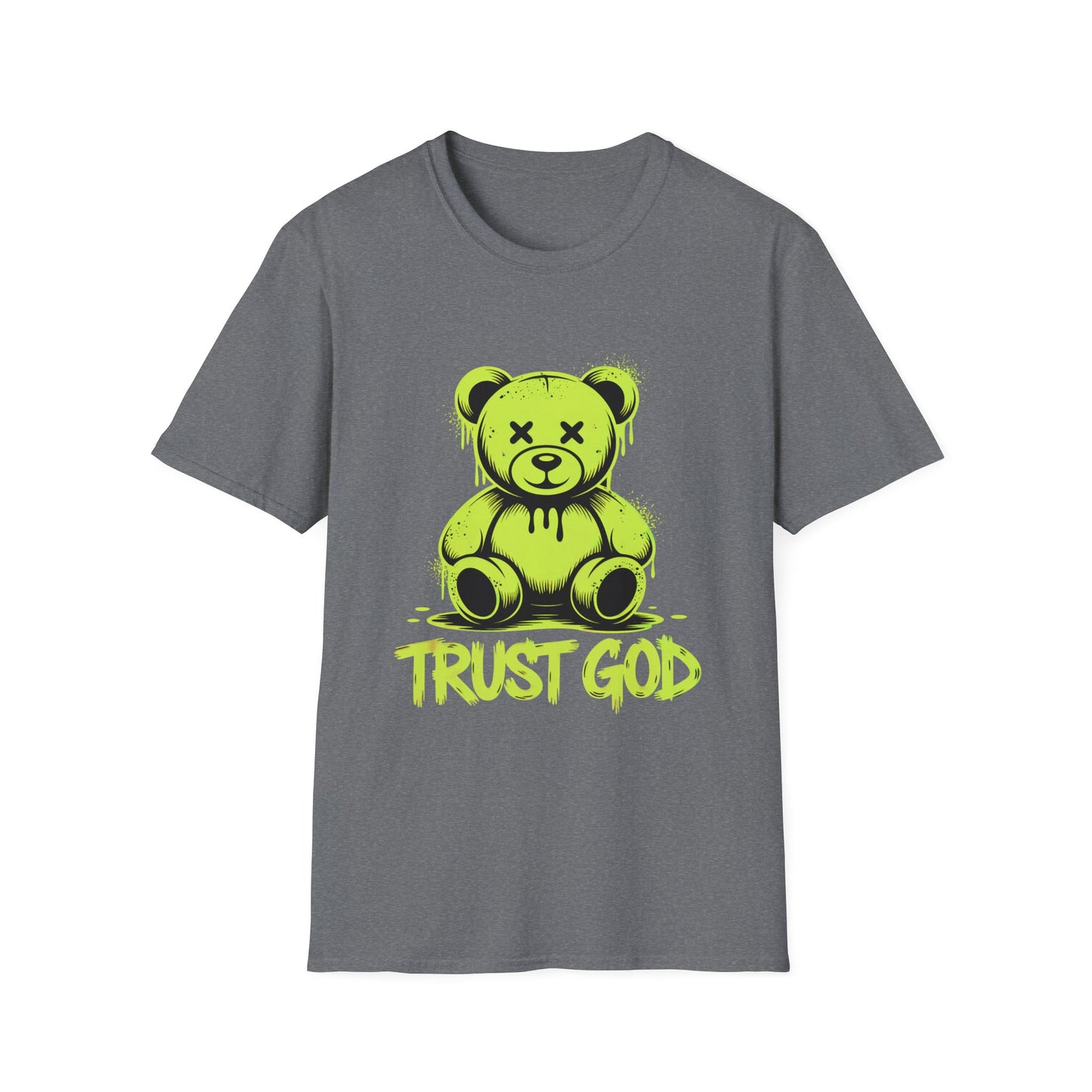 TRUST GOD – Drip Bear Graffiti Tee