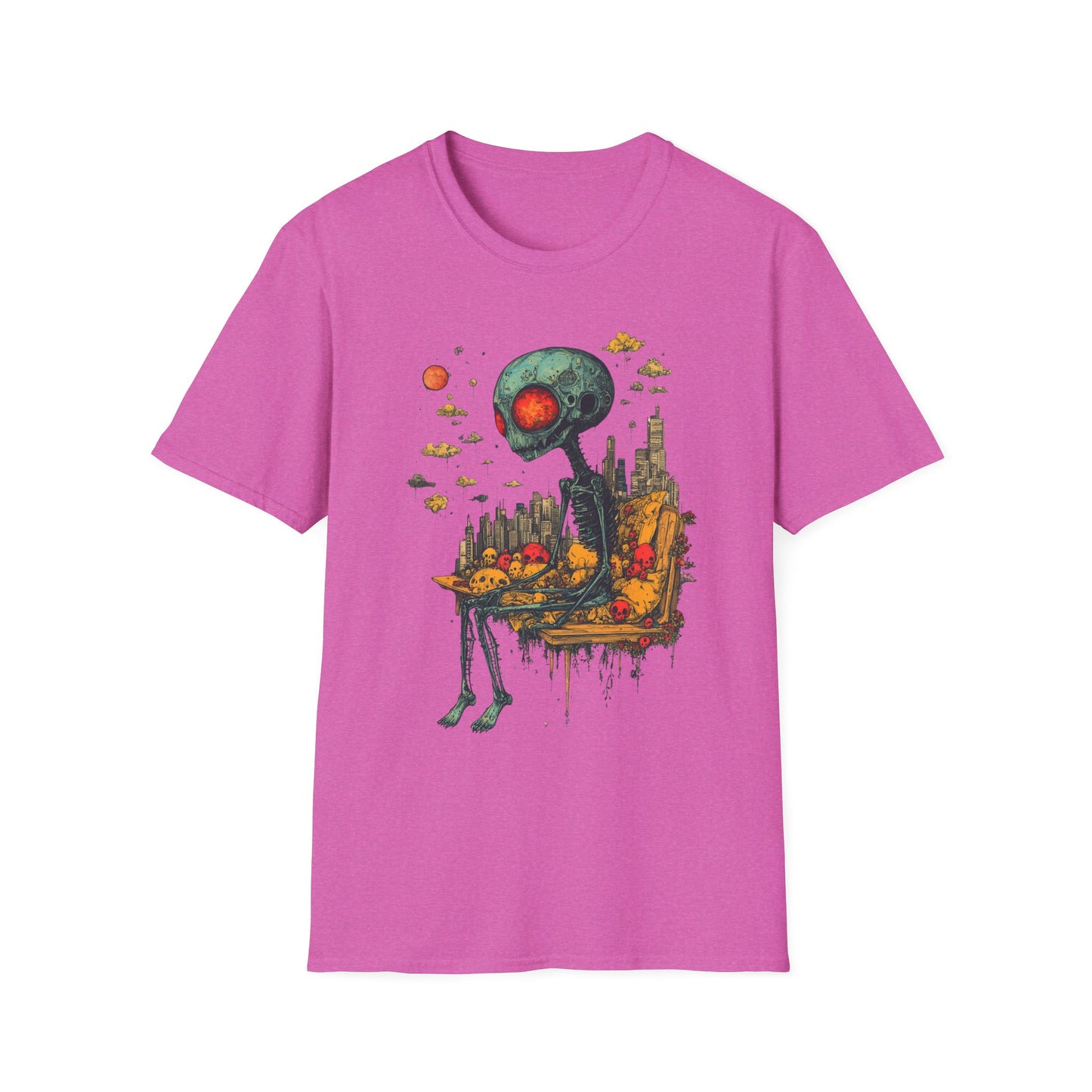 Benchwarmer from Beyond – Alien Skullscape Tee