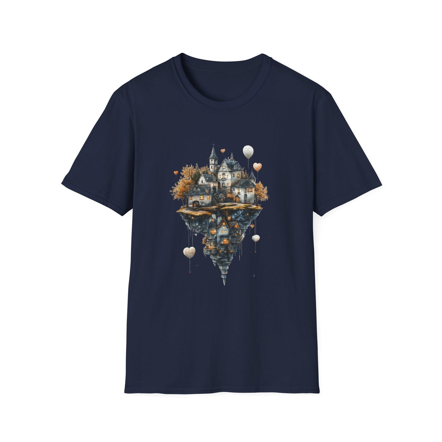 Heartlift Village – Floating Island Fantasy Tee