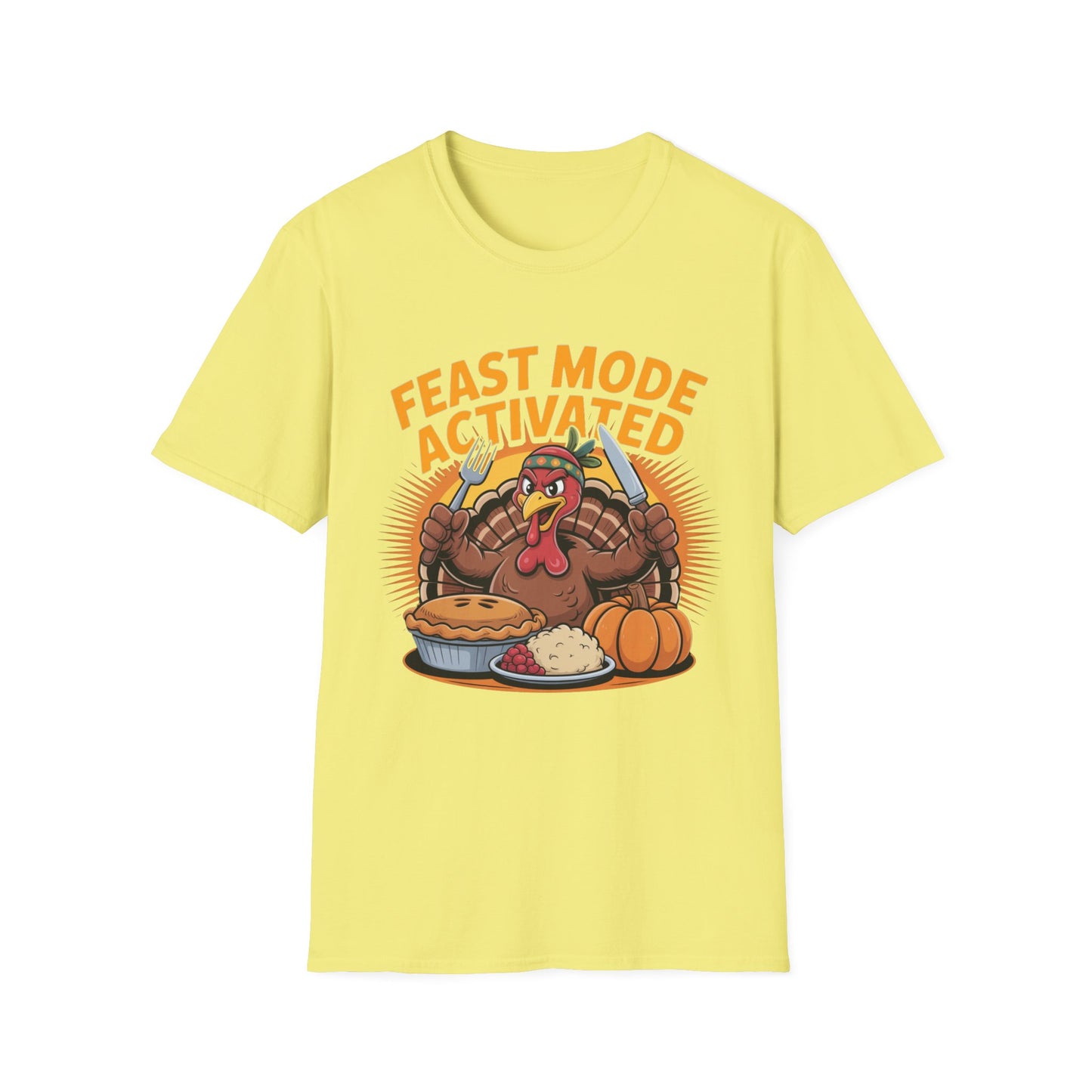 Feast Mode Activated – Turkey Table Edition Short Sleeve Tee