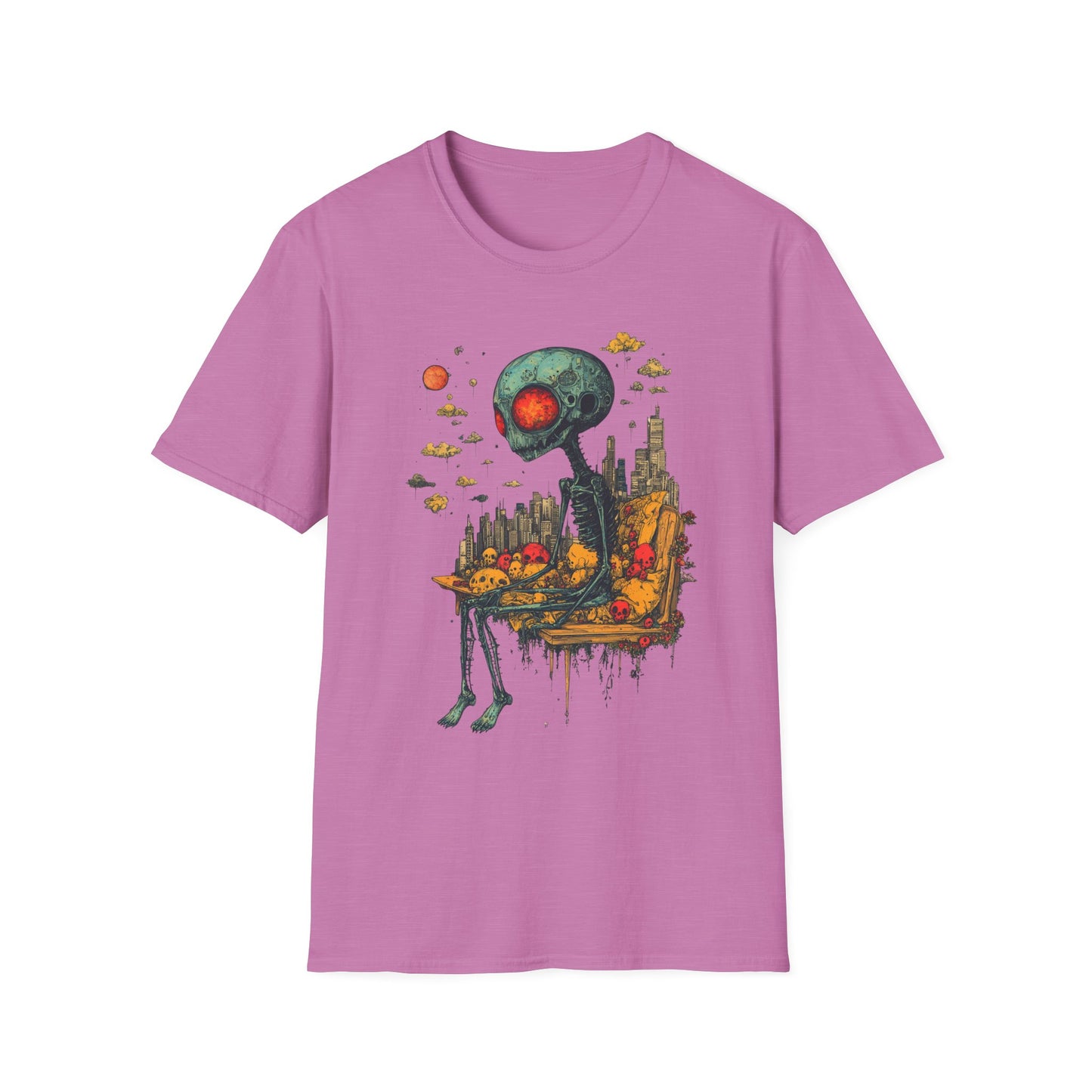 Benchwarmer from Beyond – Alien Skullscape Tee