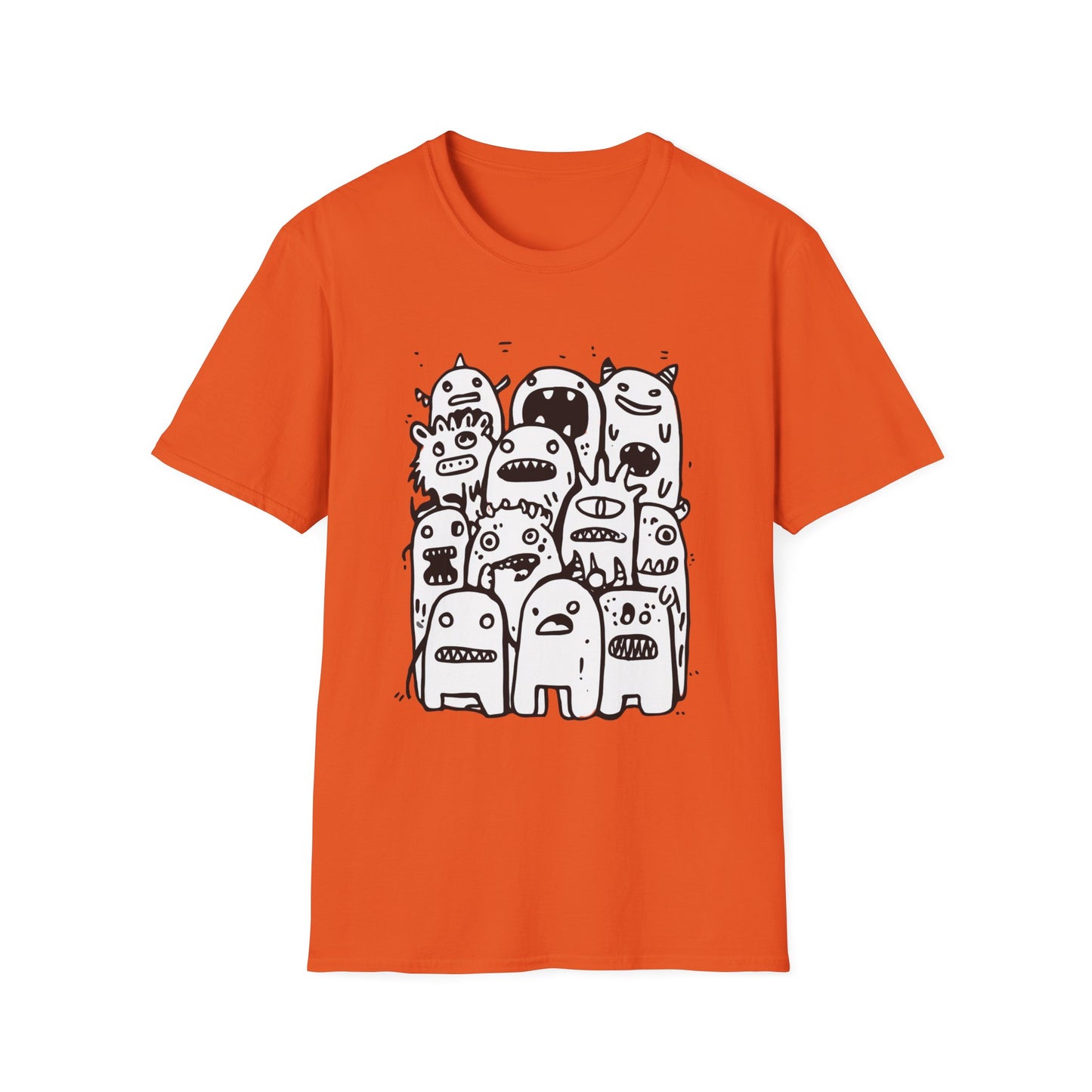 Monster Mash Up Halloween Design Tee